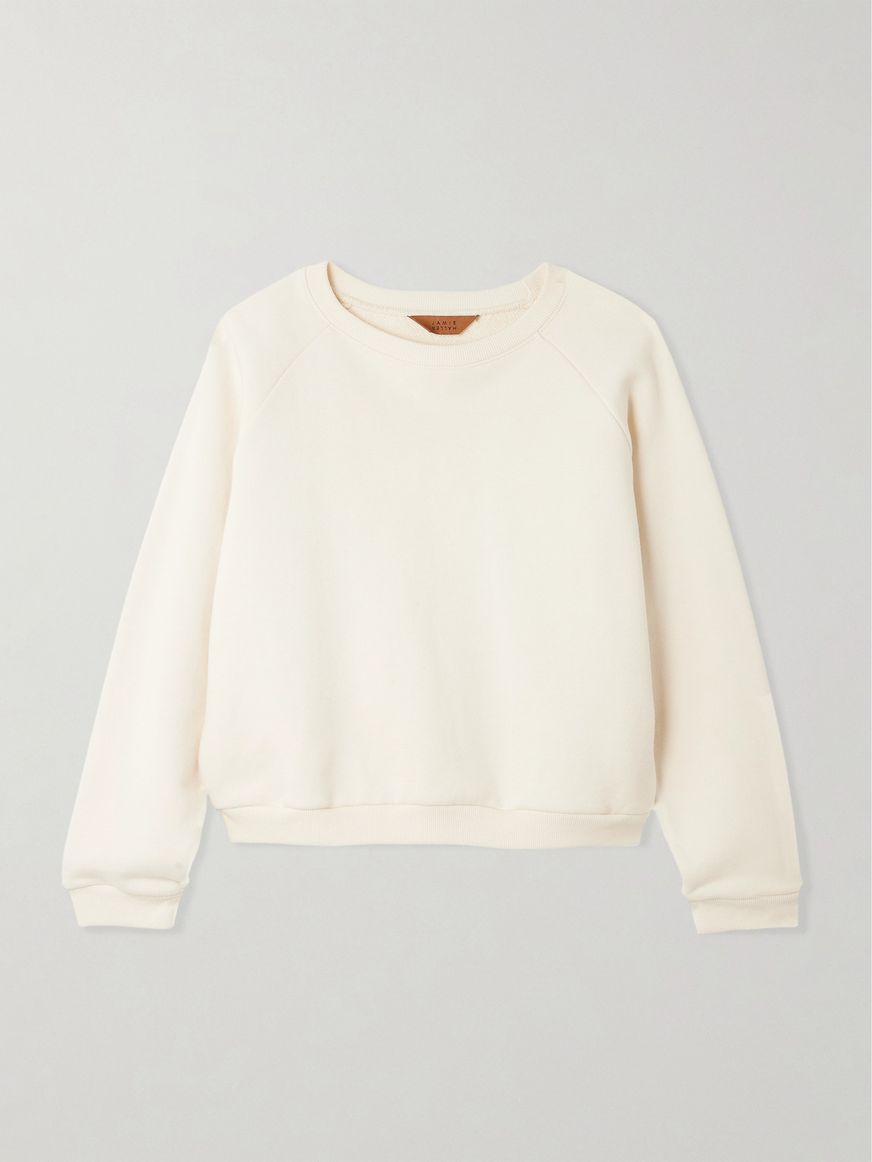 Jamie Haller The Daily Cotton-terry Sweatshirt In Sand