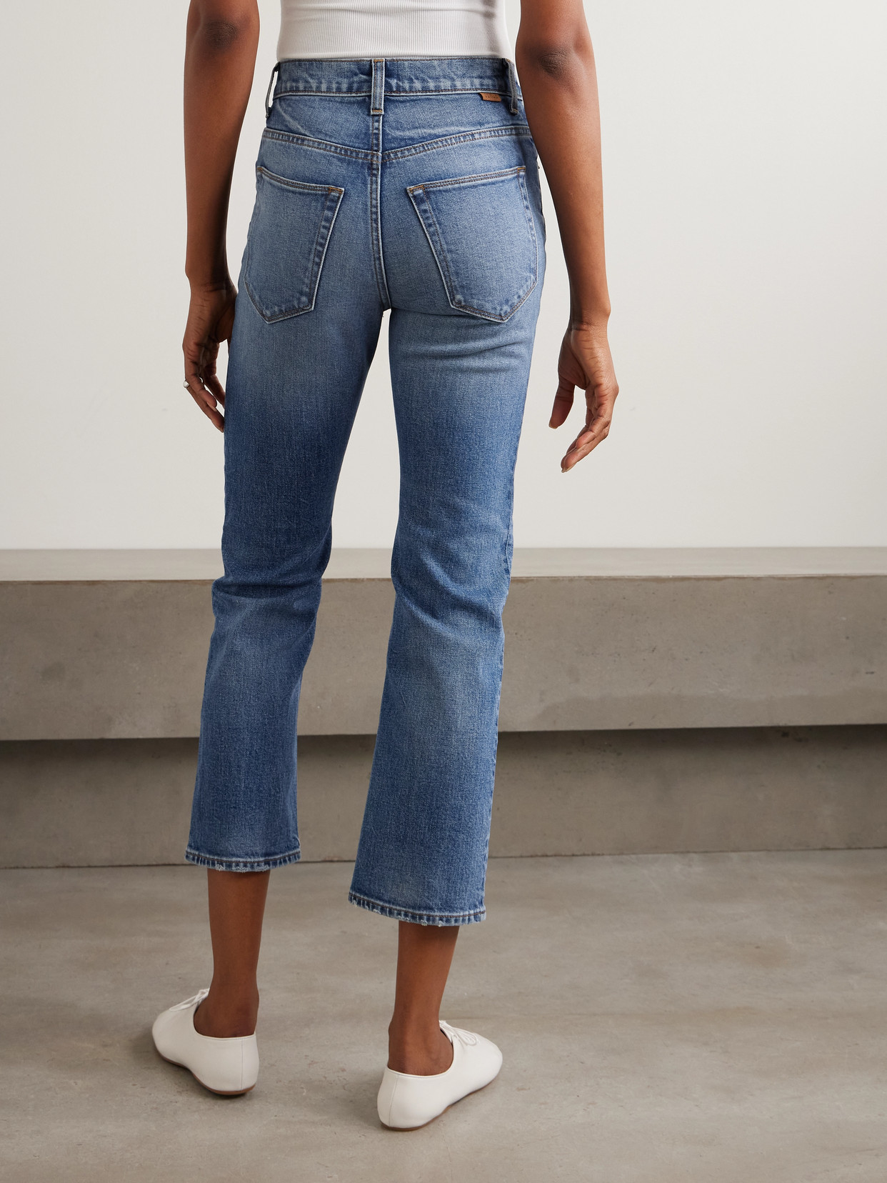 The Kenickie Mid-Rise Straight-Leg Jeans