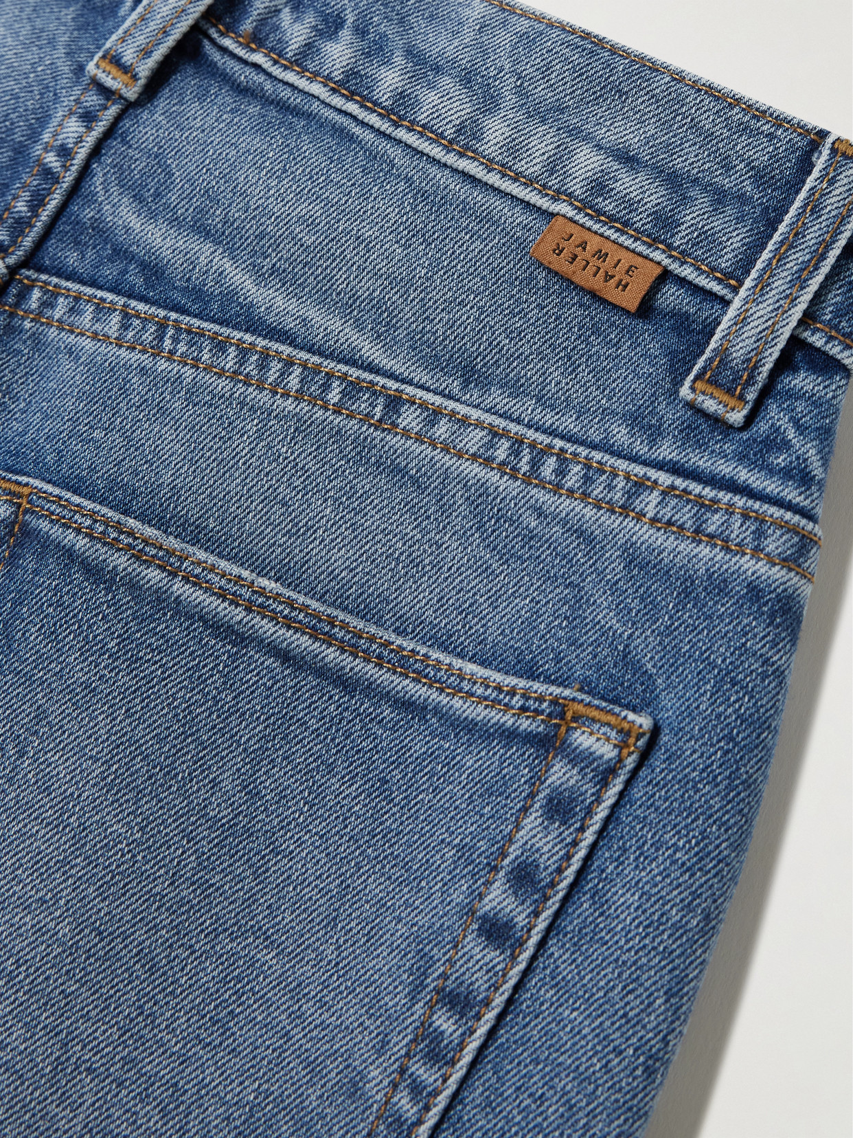 The Kenickie Mid-Rise Straight-Leg Jeans
