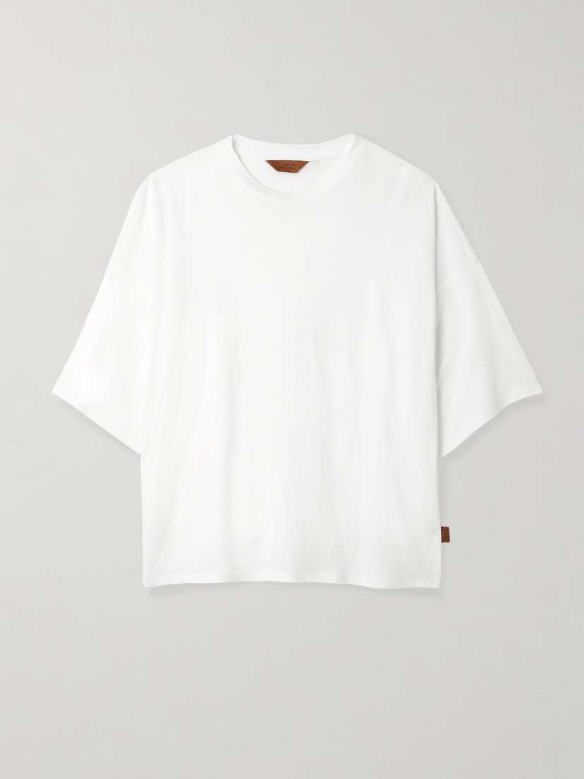 Jamie Haller The Draped Tee Cotton And Modal-blend Jersey T-shirt