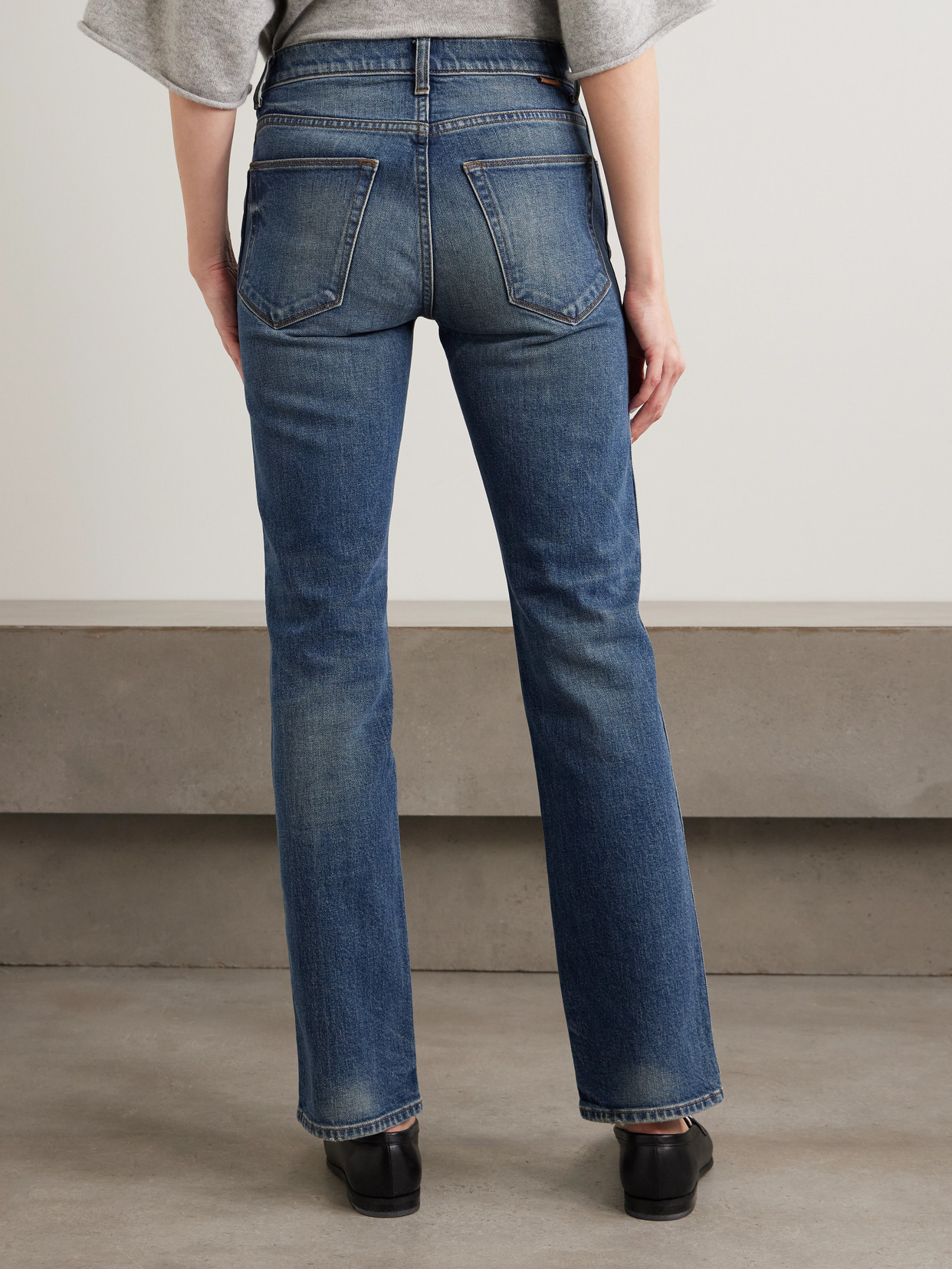 The Freddie Mid-Rise Slim-Leg Jeans