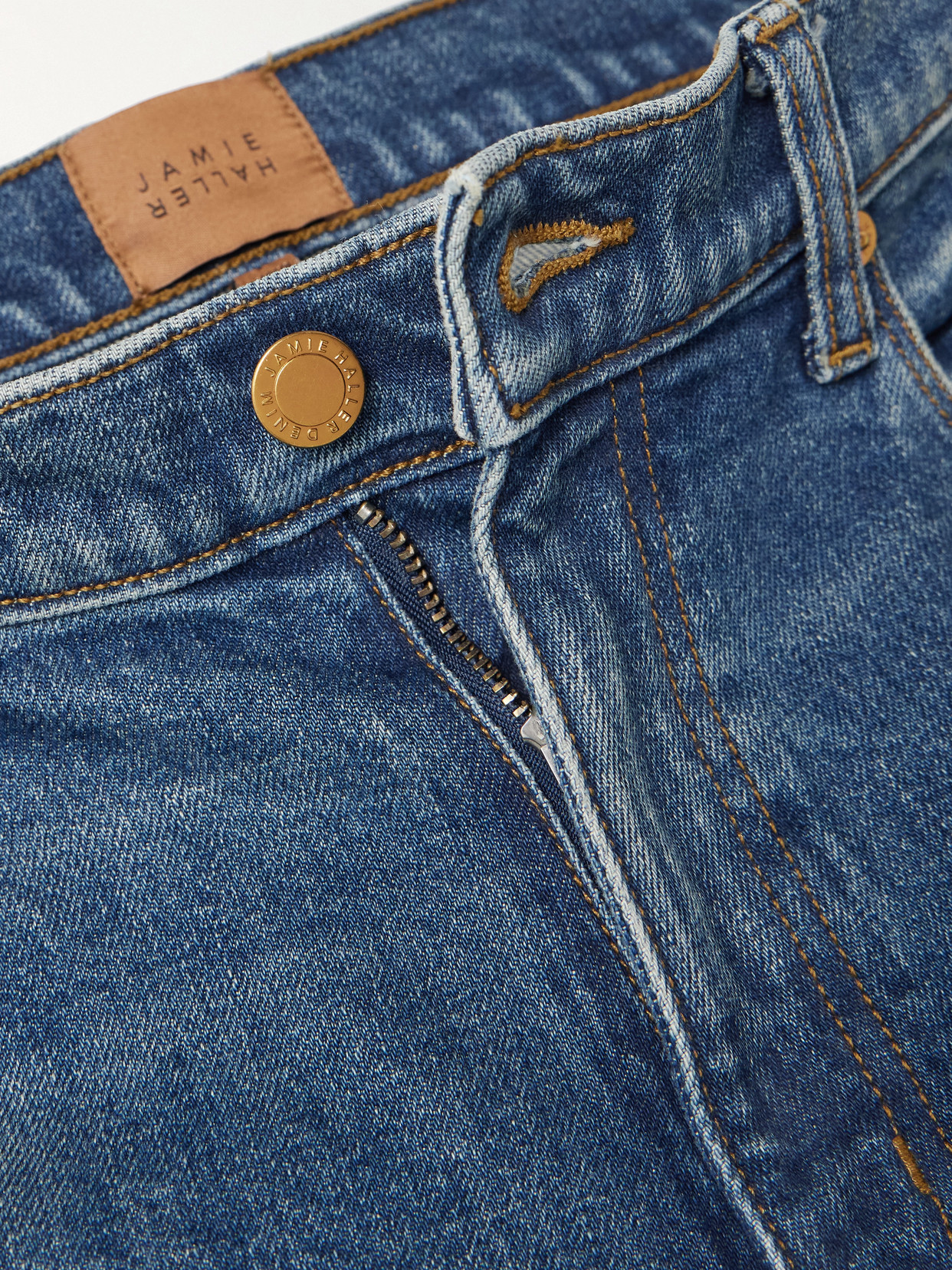 The Freddie Mid-Rise Slim-Leg Jeans