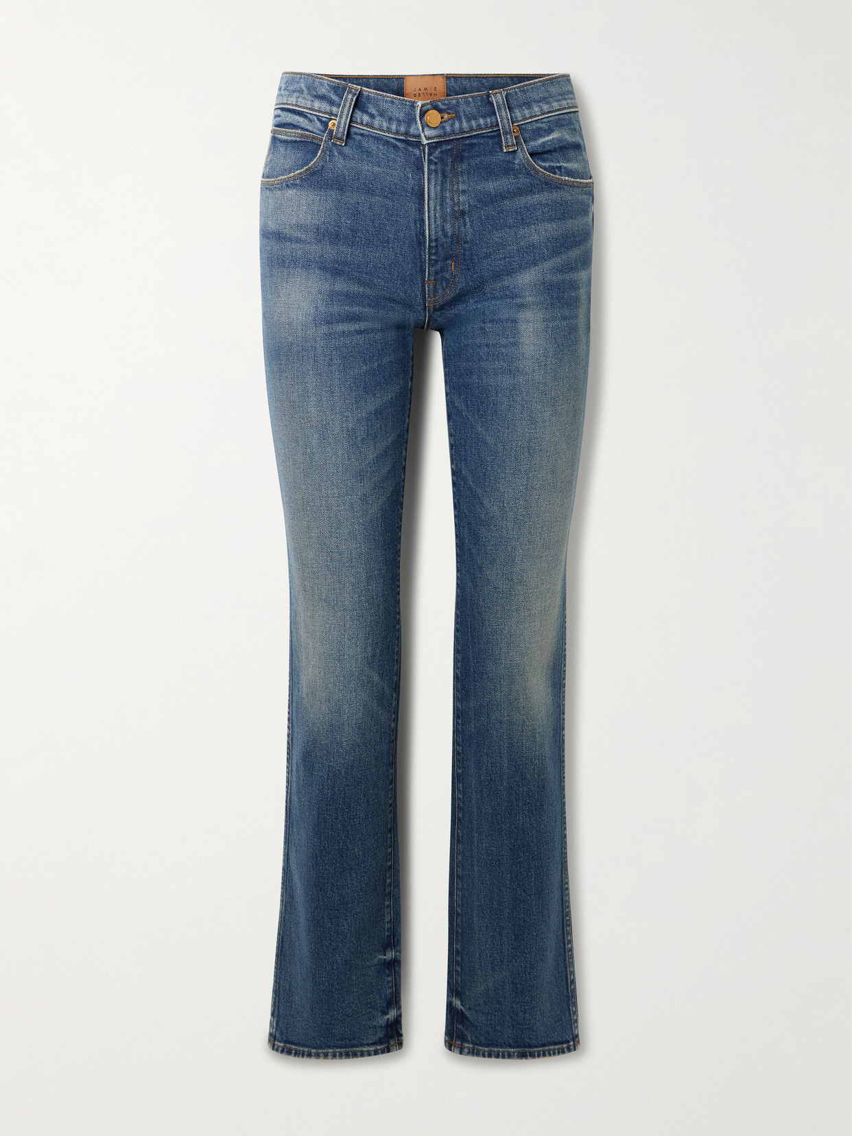Jamie Haller The Freddie Mid-rise Slim-fit Jeans In Blue