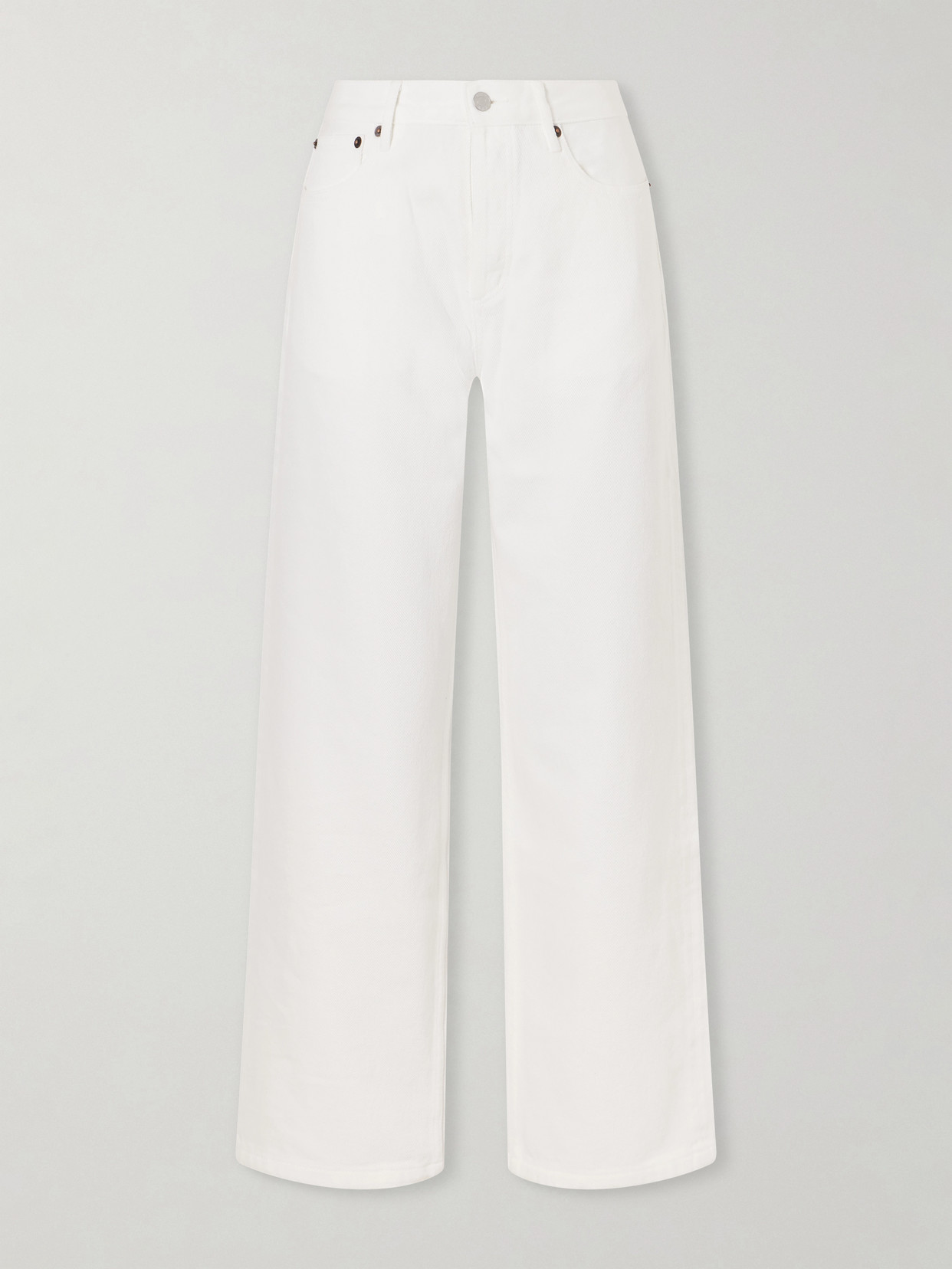 Still Here Everyday Straight-leg Jeans In White