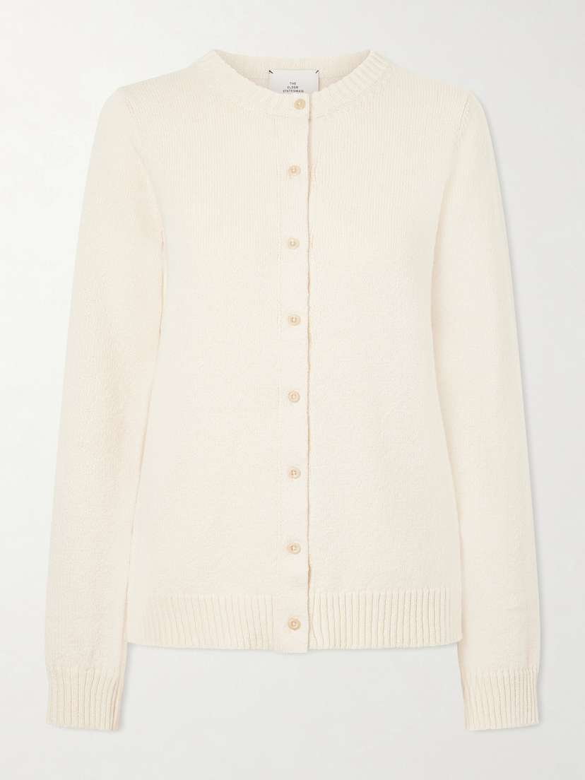 The Elder Statesman Nora Lite Ruth Cotton Cardigan