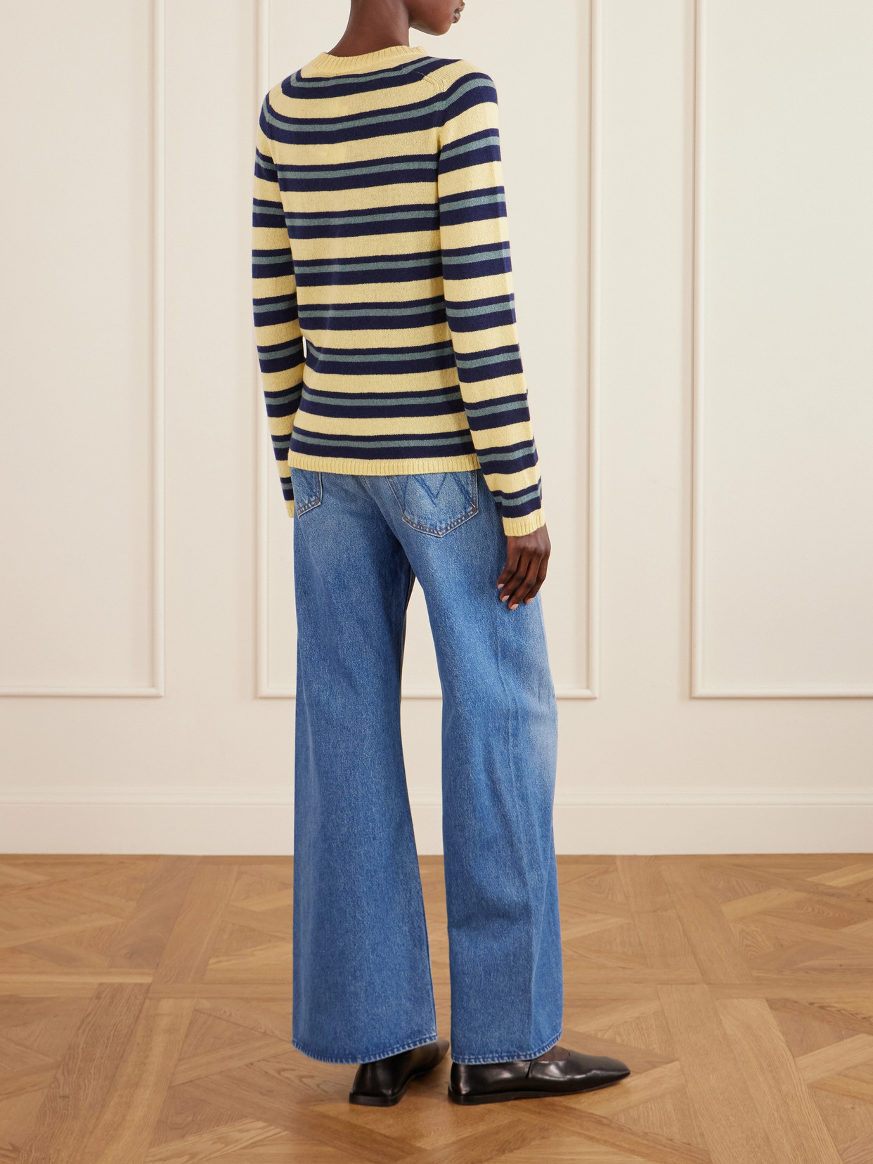 Laurel Striped Cashmere Sweater
