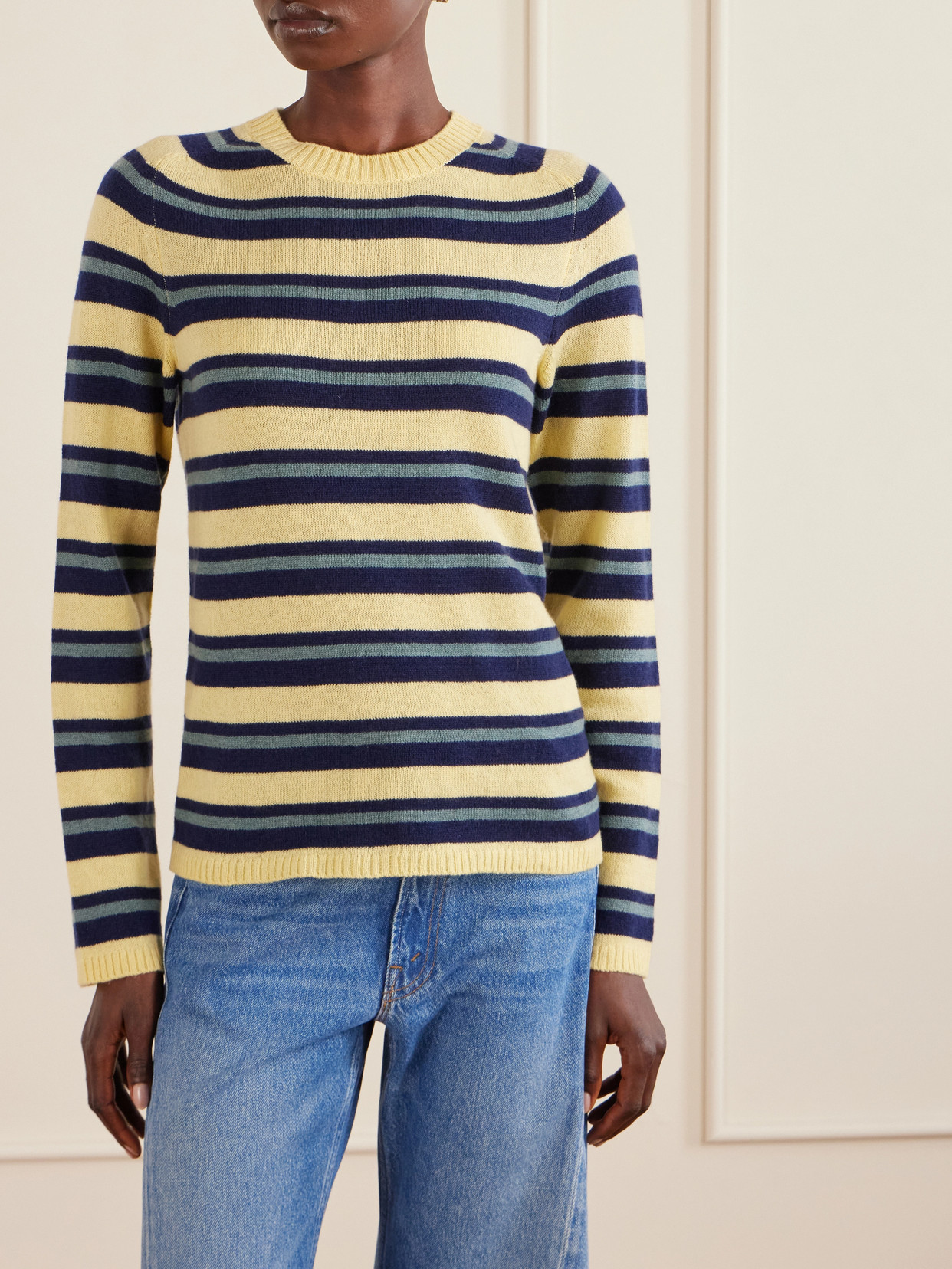 Laurel Striped Cashmere Sweater