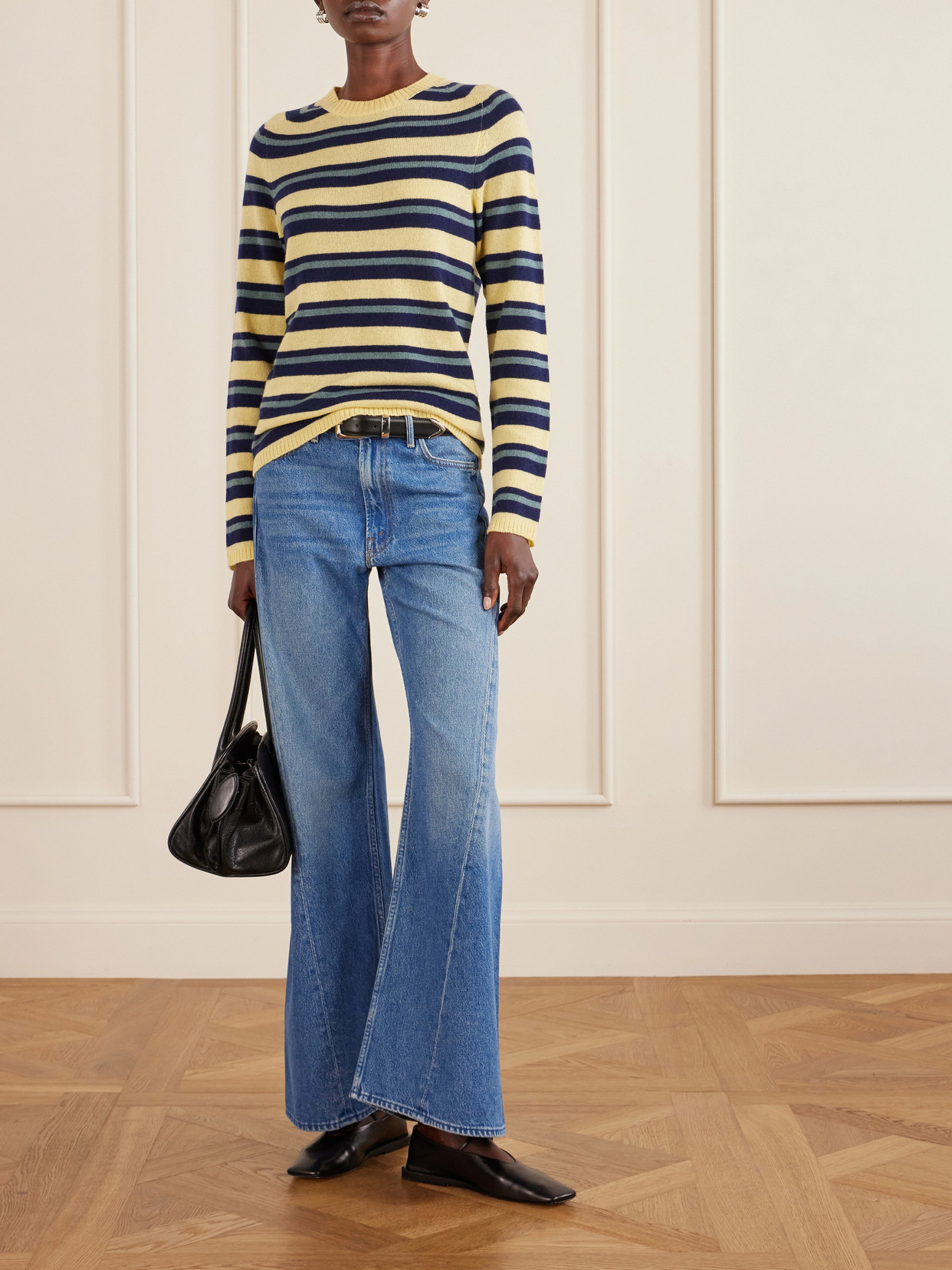 Laurel Striped Cashmere Sweater