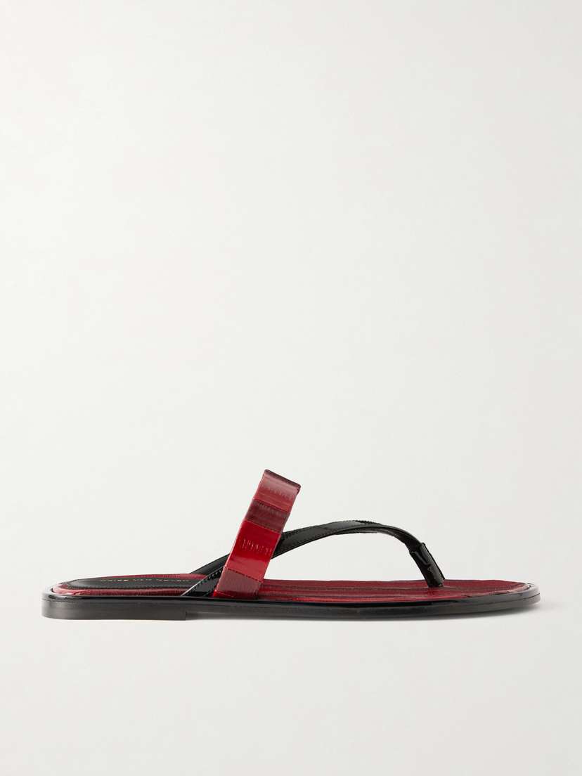Dries Van Noten Patchwork Leather Sandals