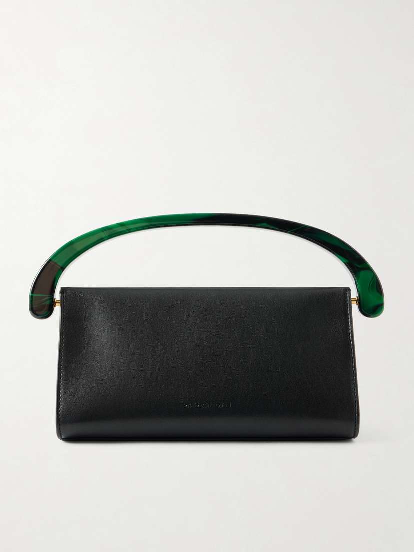 Dries Van Noten Leather Shoulder Bag