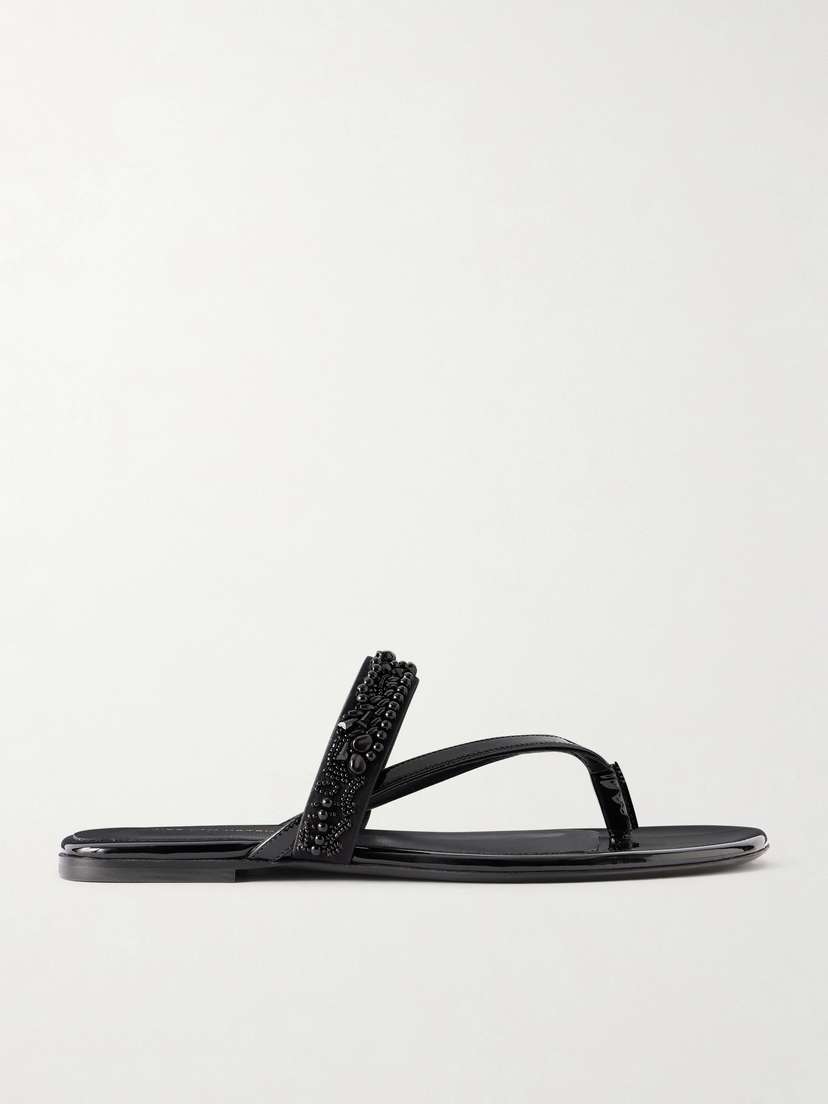 Dries Van Noten Embellished Rubber Sandals