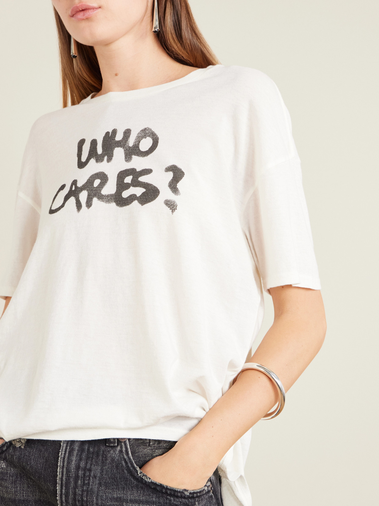 Cotton And Cashmere-Blend T-Shirt