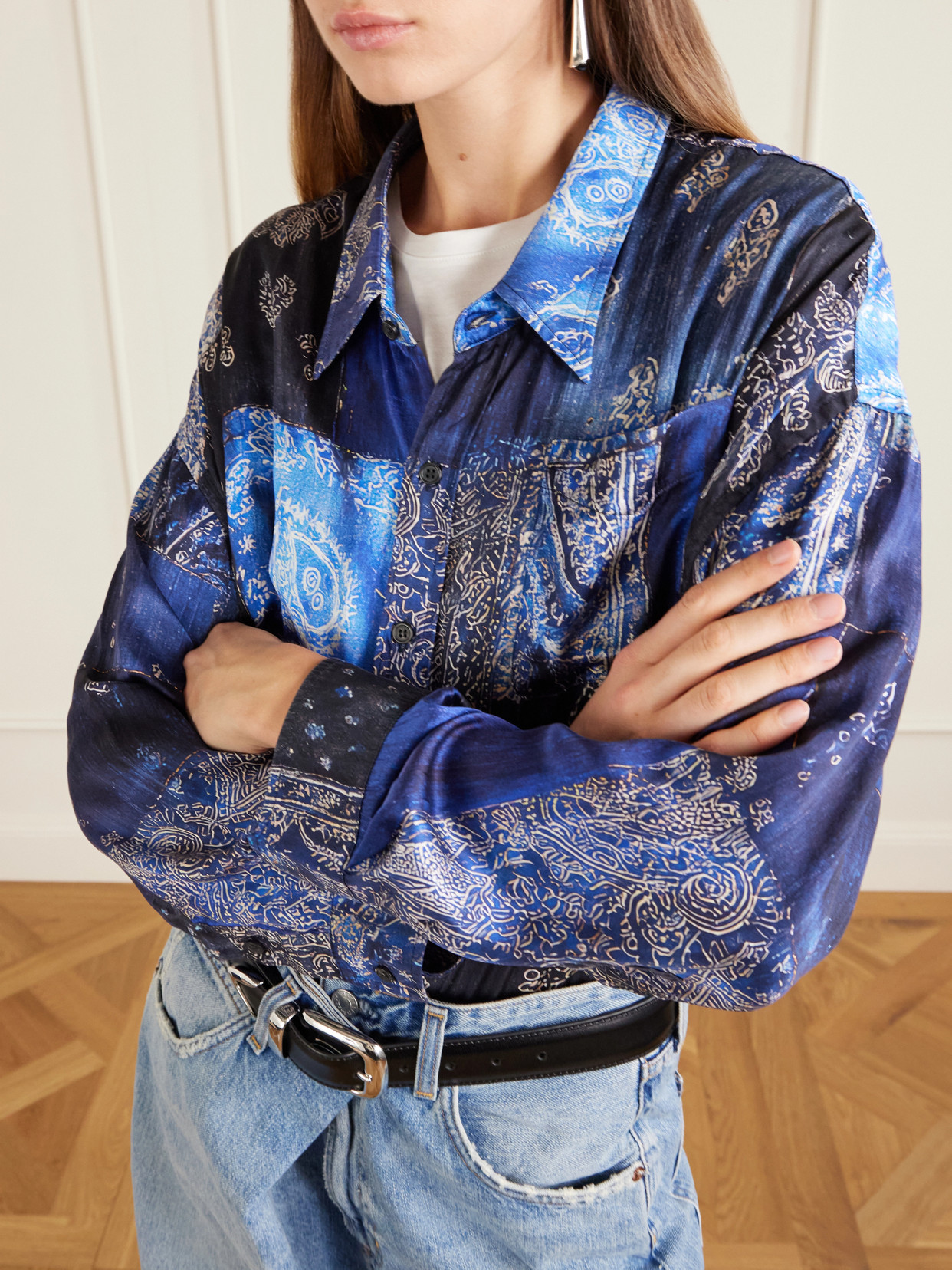 Bandana-Print Shirt