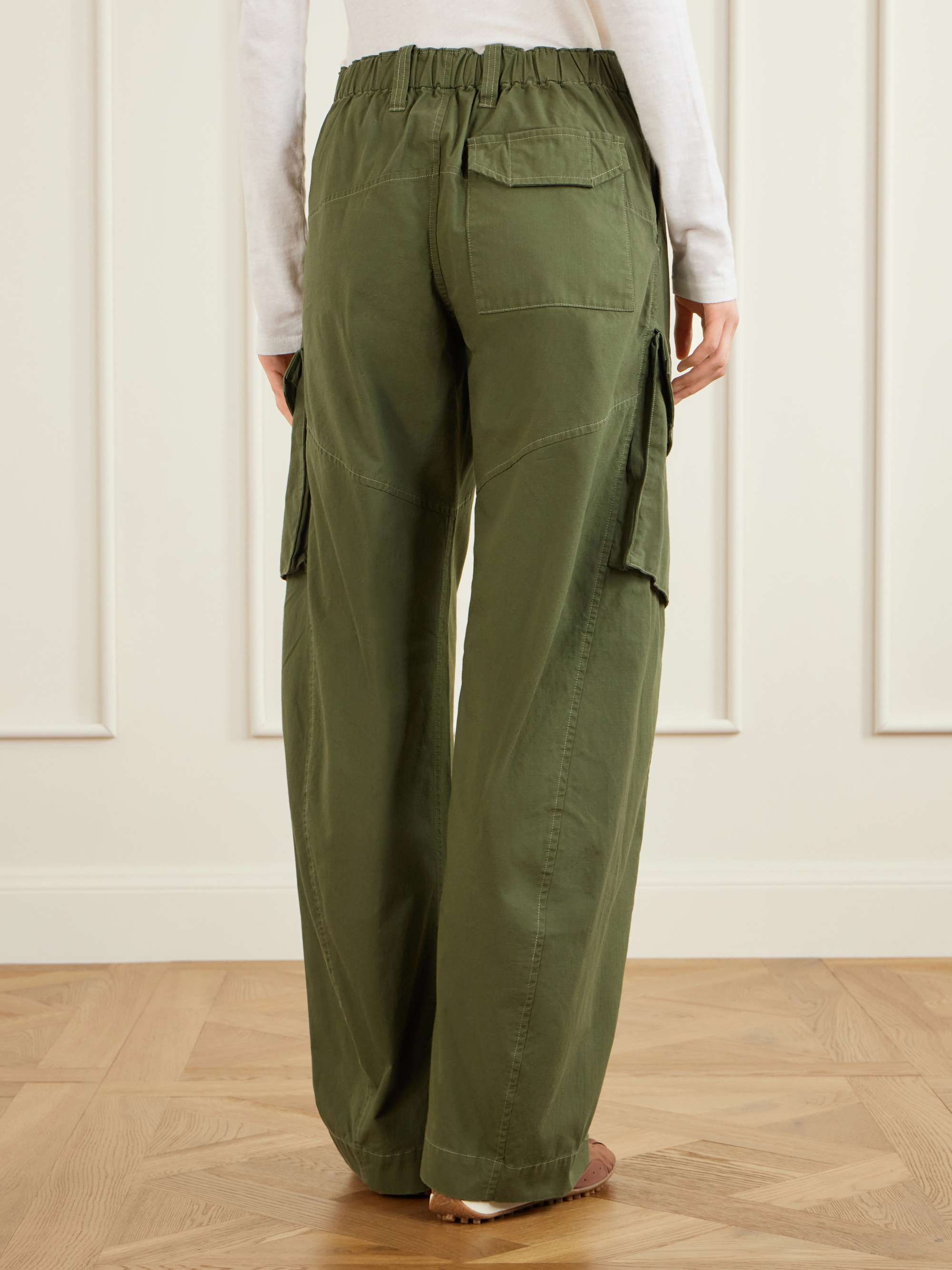 R13 Cotton barrel-leg cargo pants | NET-A-PORTER