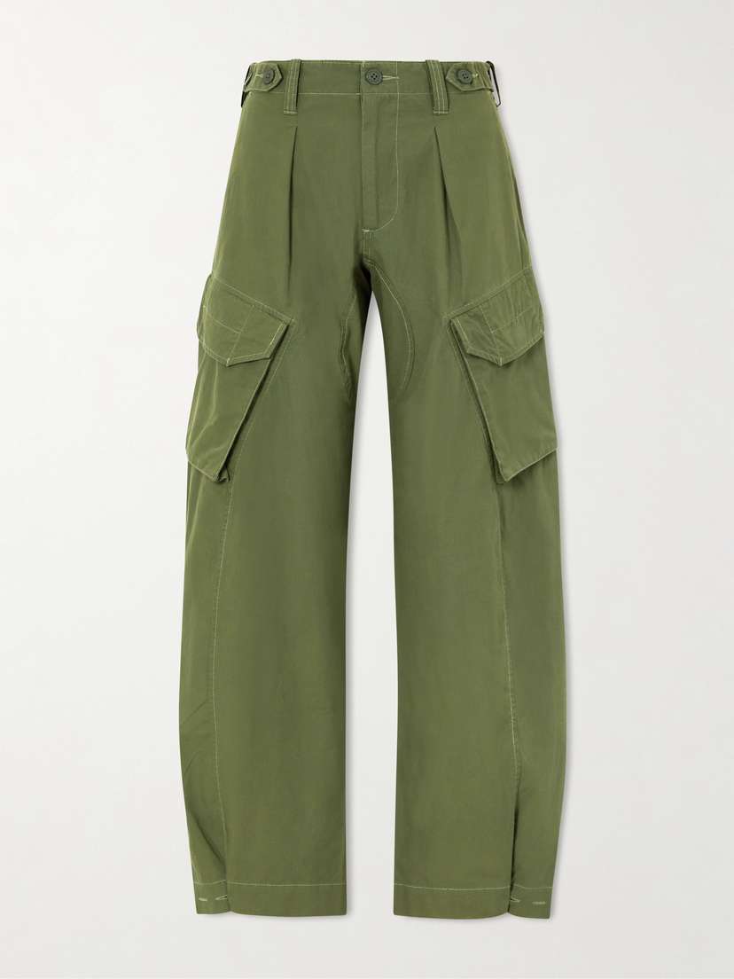 R13 Cotton Barrel-leg Cargo Pants