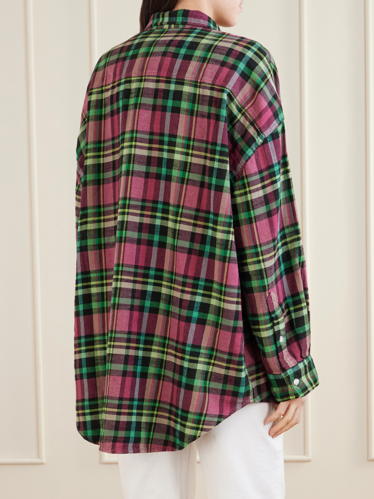 Plaid Cotton-Flannel Shirt