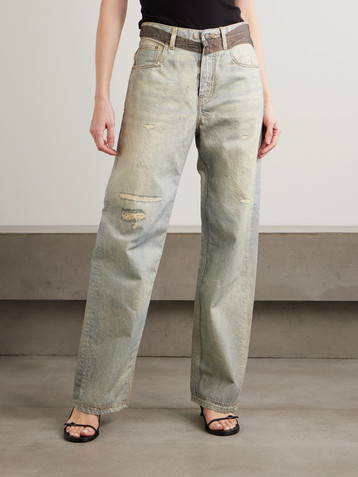 Haikure Bonnie distressed mid-rise jeans