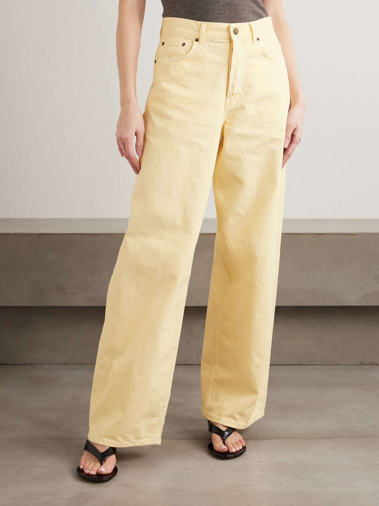 Bethany Mid-Rise Wide- Leg
