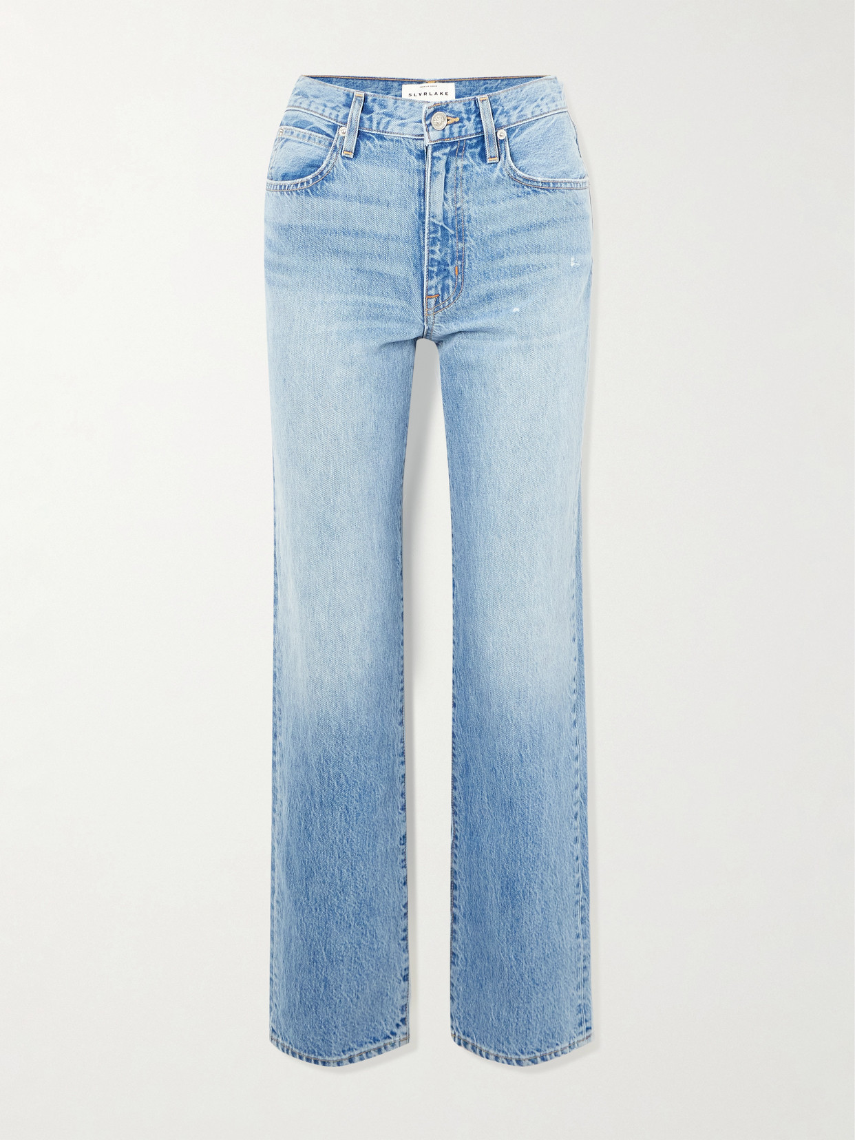 Slvrlake Kendra High-rise Straight-leg Jeans In Blue