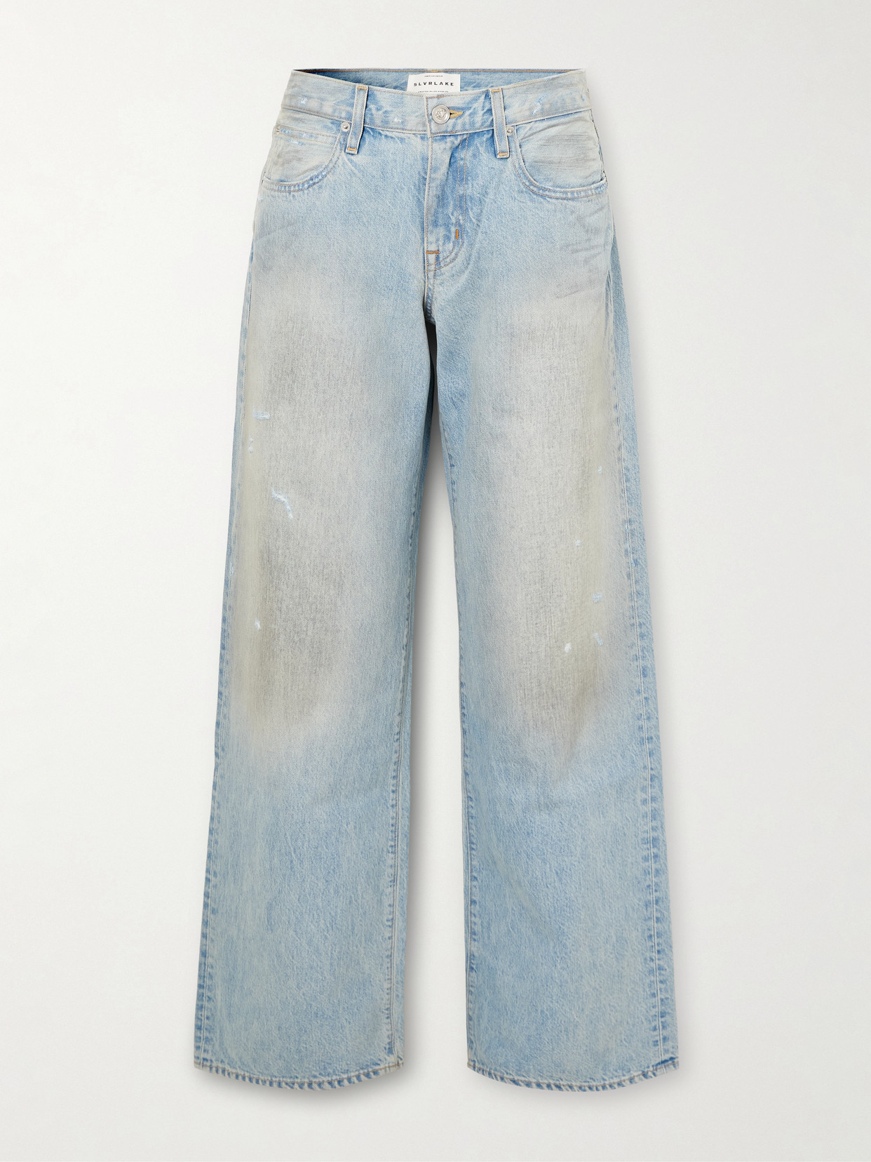 Slvrlake Mica High-rise Wide-leg Jeans In Blue