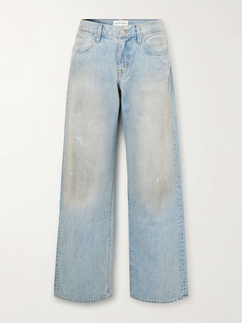 SLVRLAKE Mica High-rise Wide-leg Jeans