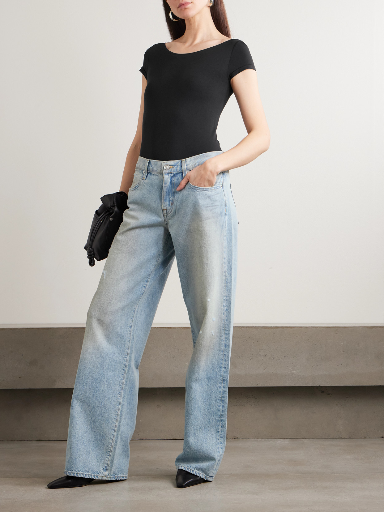 Mica Relaxed Low-Rise Wide- Leg