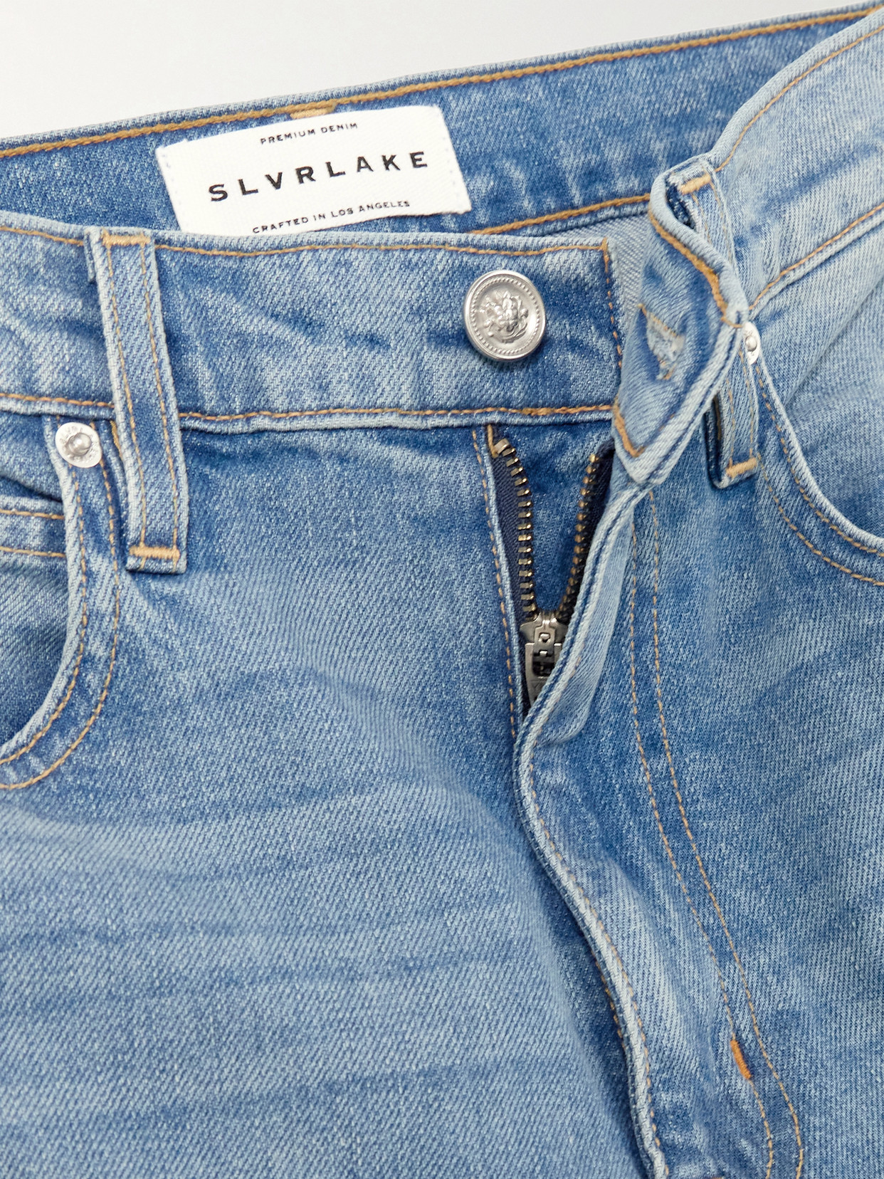 London High-Rise Straight-Leg Jeans