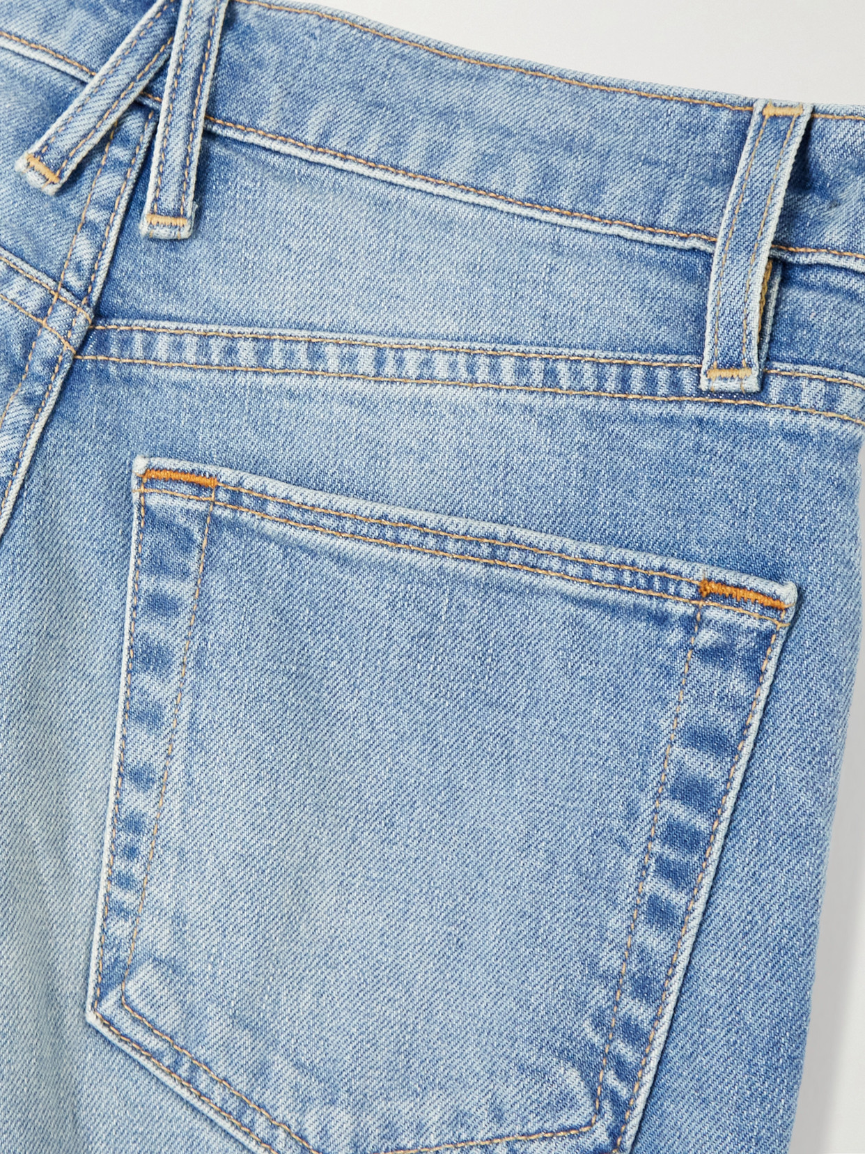 London High-Rise Straight-Leg Jeans