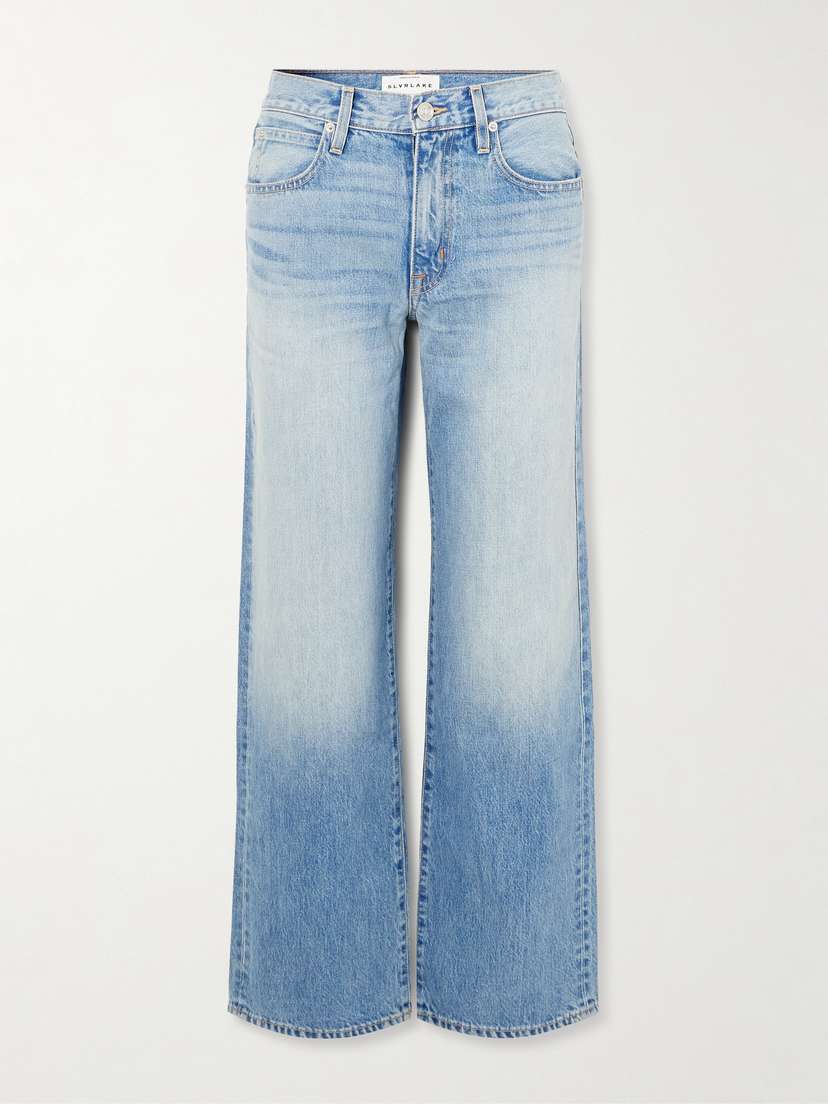 SLVRLAKE Jazmine Mid-rise Wide-leg Jeans