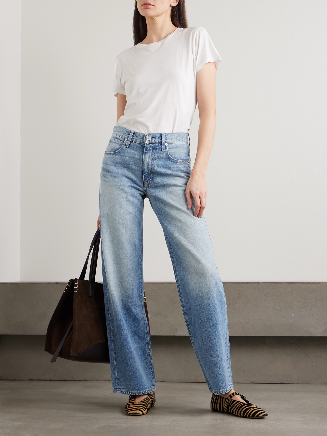 Jazmine Mid-Rise Wide- Leg