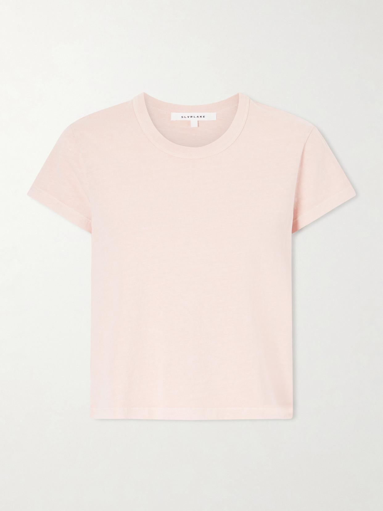 Slvrlake Easy Tee Cotton-jersey T-shirt In Pink