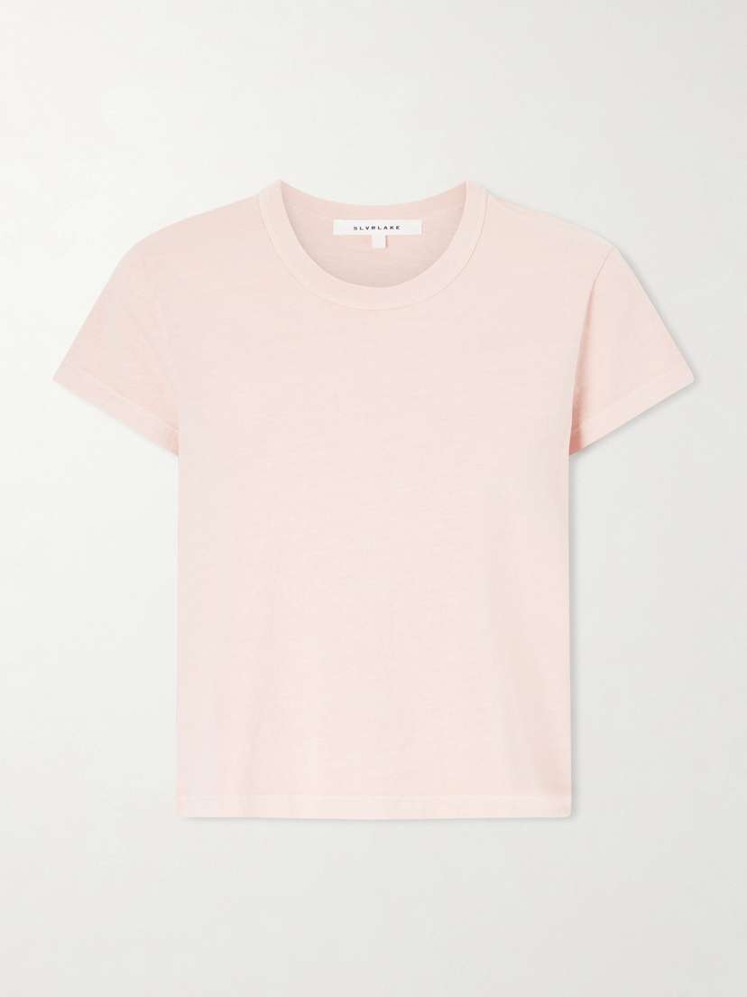 SLVRLAKE Easy Tee Cotton-jersey T-shirt