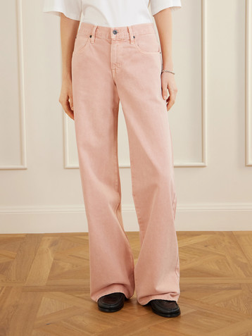 SLVRLAKE Mica low-rise wide-leg jeans