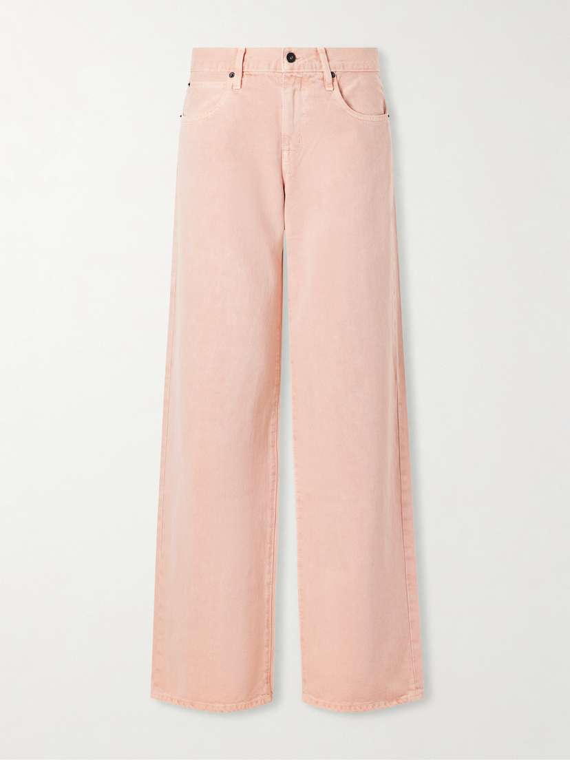SLVRLAKE Mica Low-rise Wide-leg Jeans