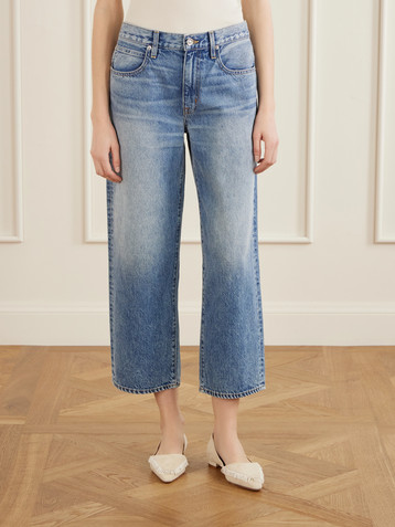 SLVRLAKE Hunter Relaxed Boyfriend mid-rise straight-leg jeans