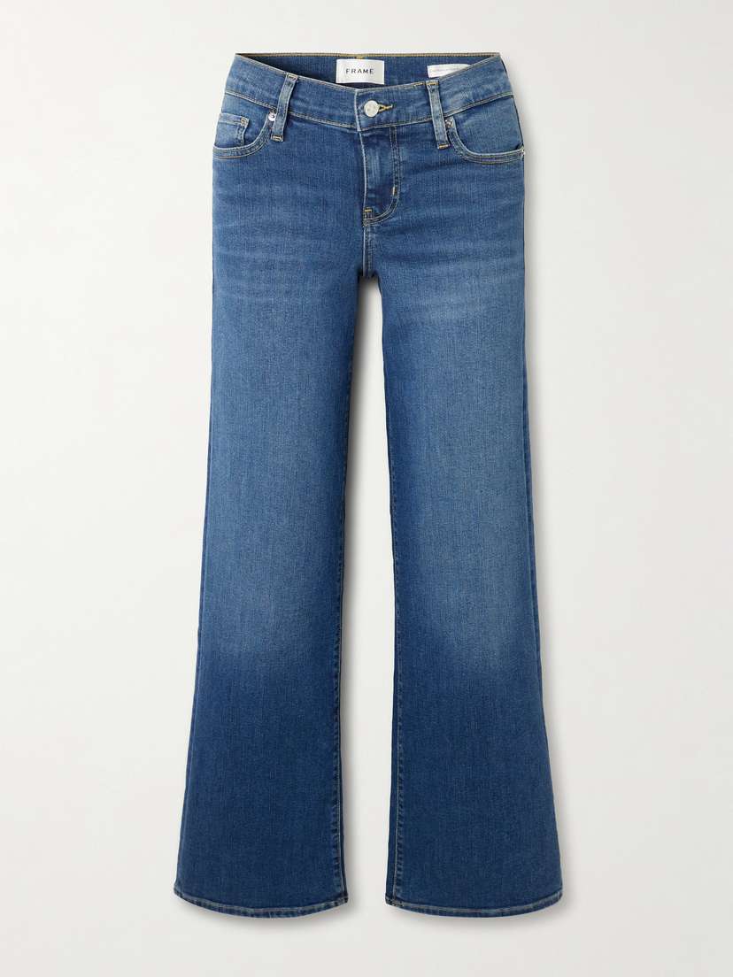 Frame Le Slim Palazzo Low-rise Wide-leg Jeans