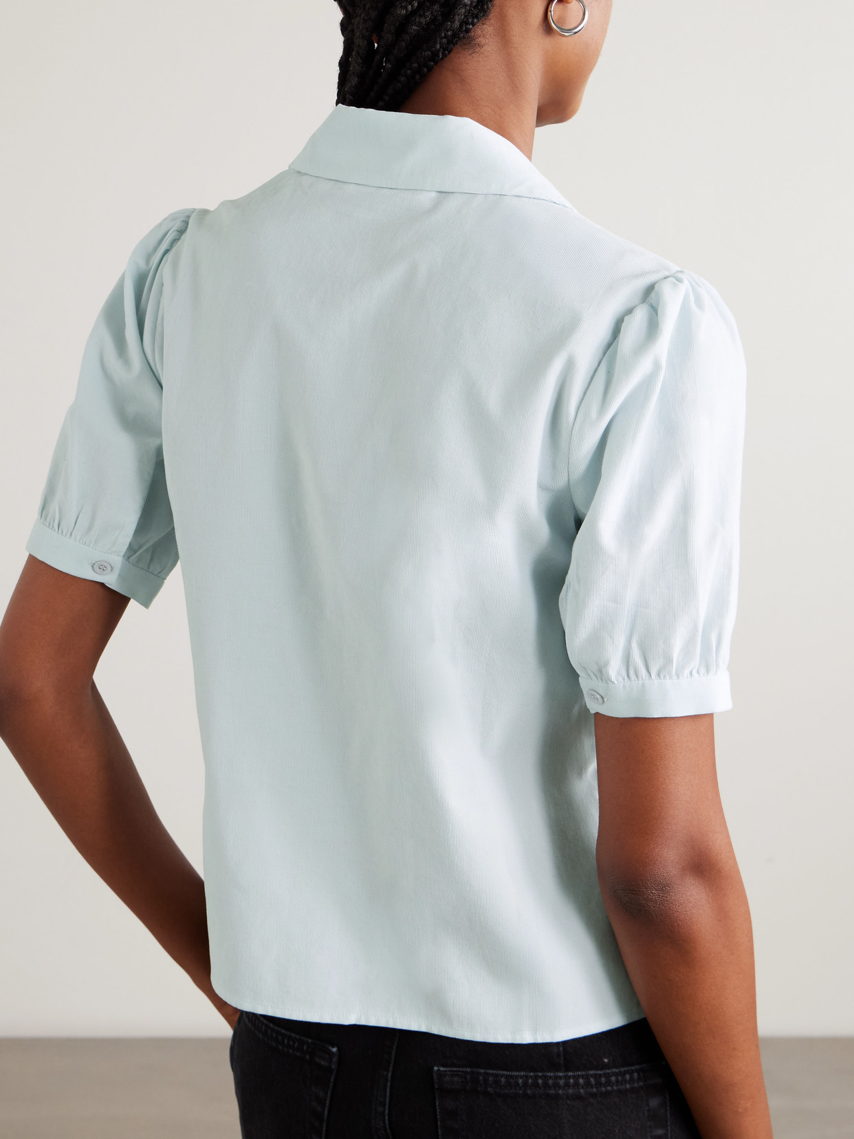 Cotton-Corduroy Blouse