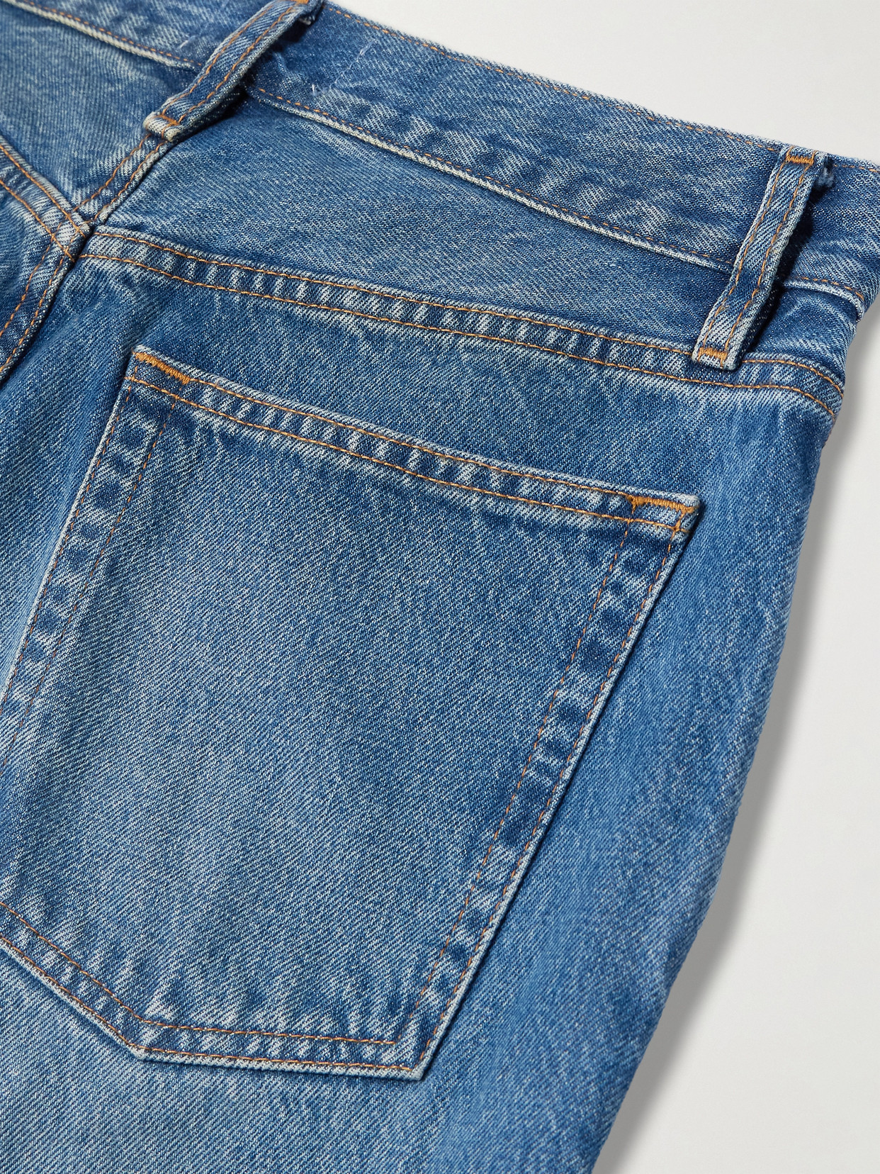 The Drop Mid-Rise Straight-Leg Jeans