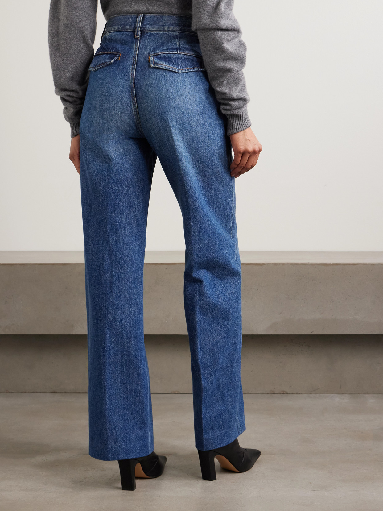 The Bow High-Rise Wide- Leg