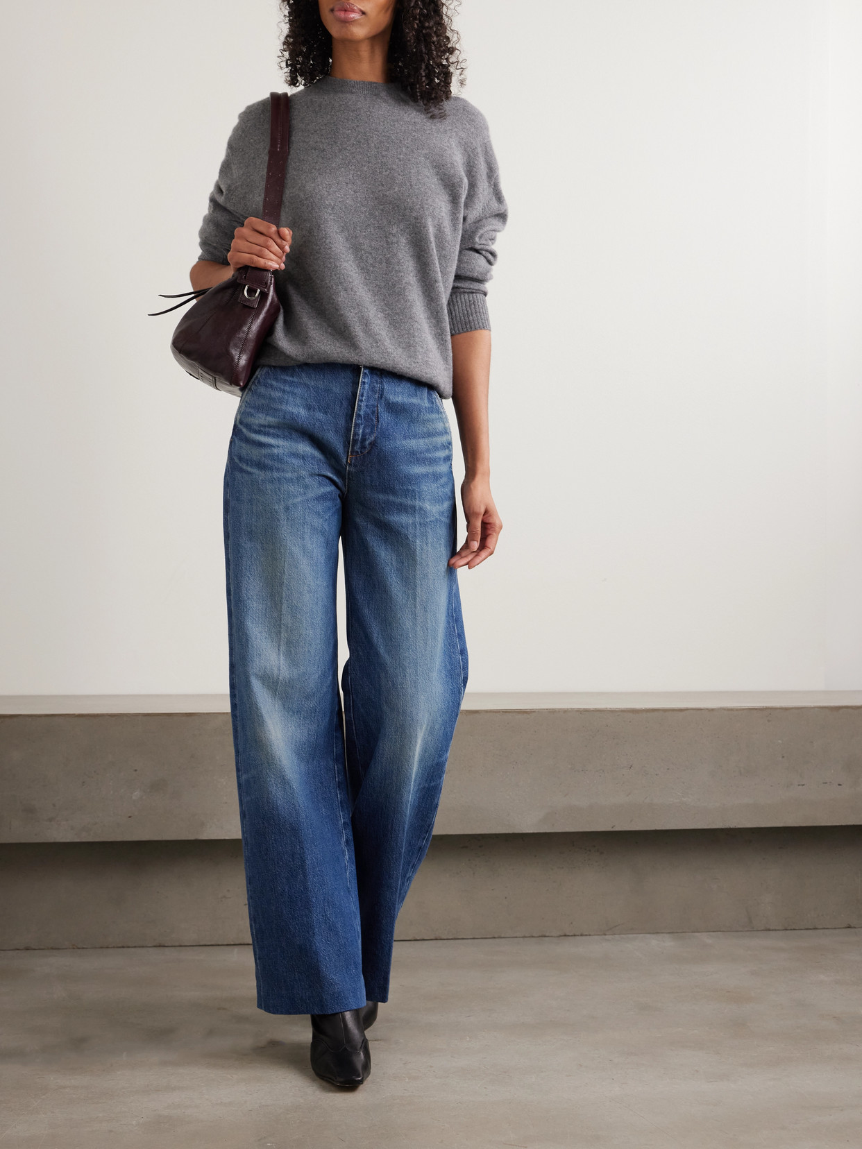 The Bow High-Rise Wide- Leg