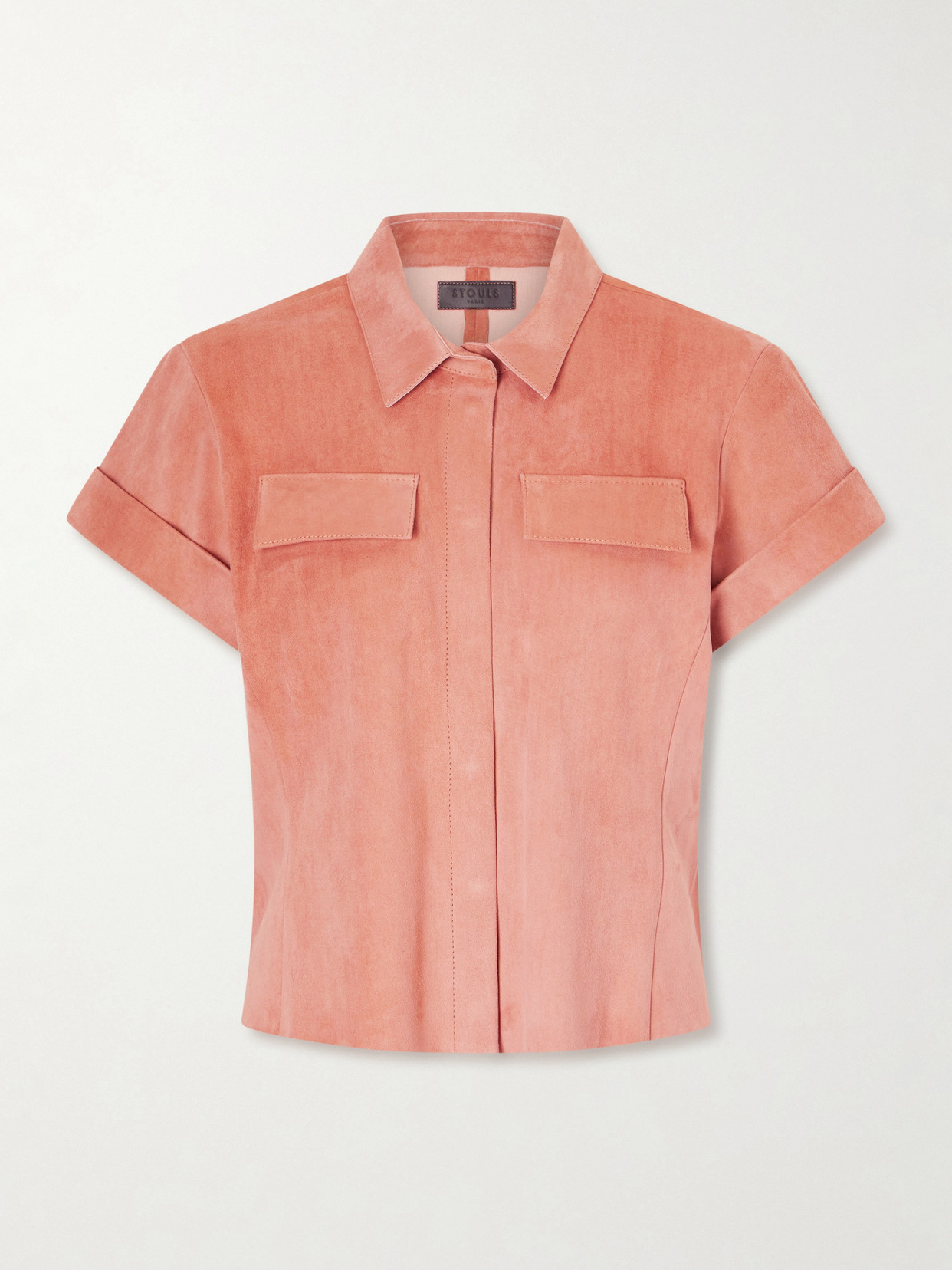 Stouls Miller Suede Shirt In Pink