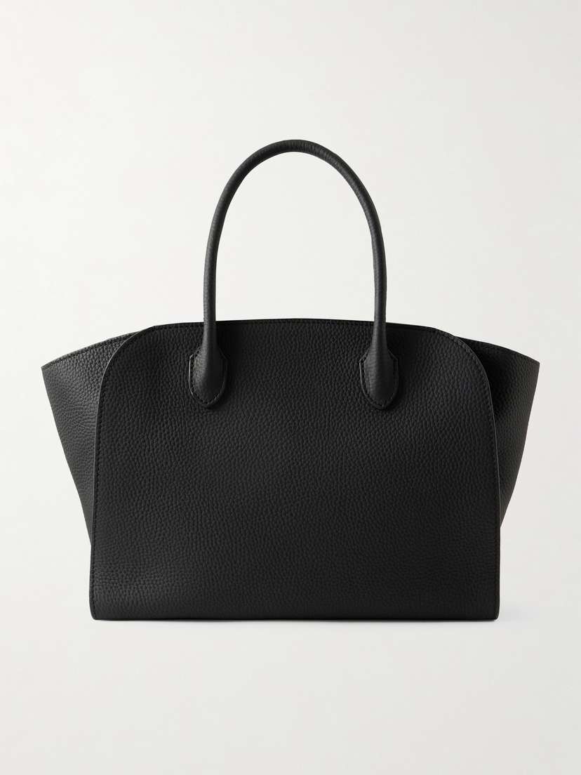 The Row Marlo 12 Textured-leather Tote