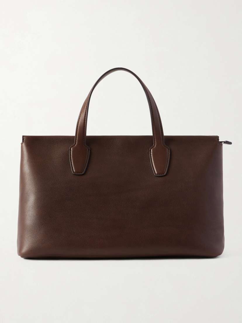 The Row Marcel Textured-leather Tote Bag