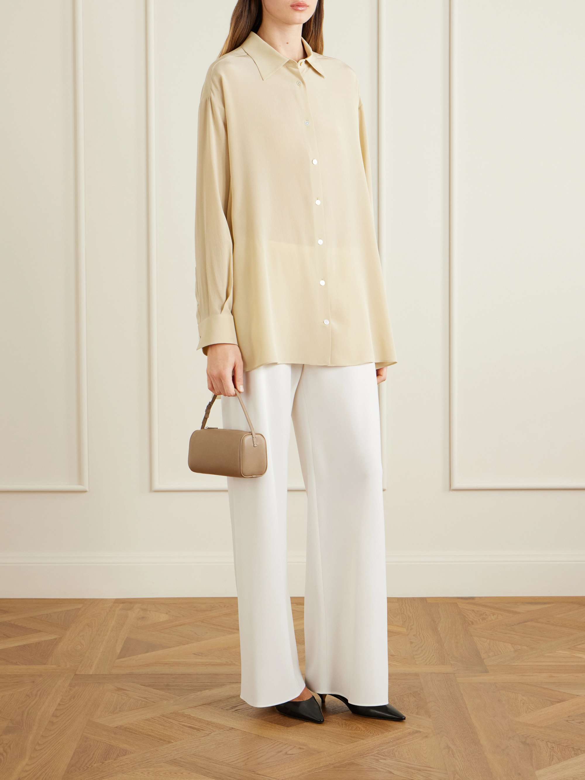 THE ROW 90s small leather tote