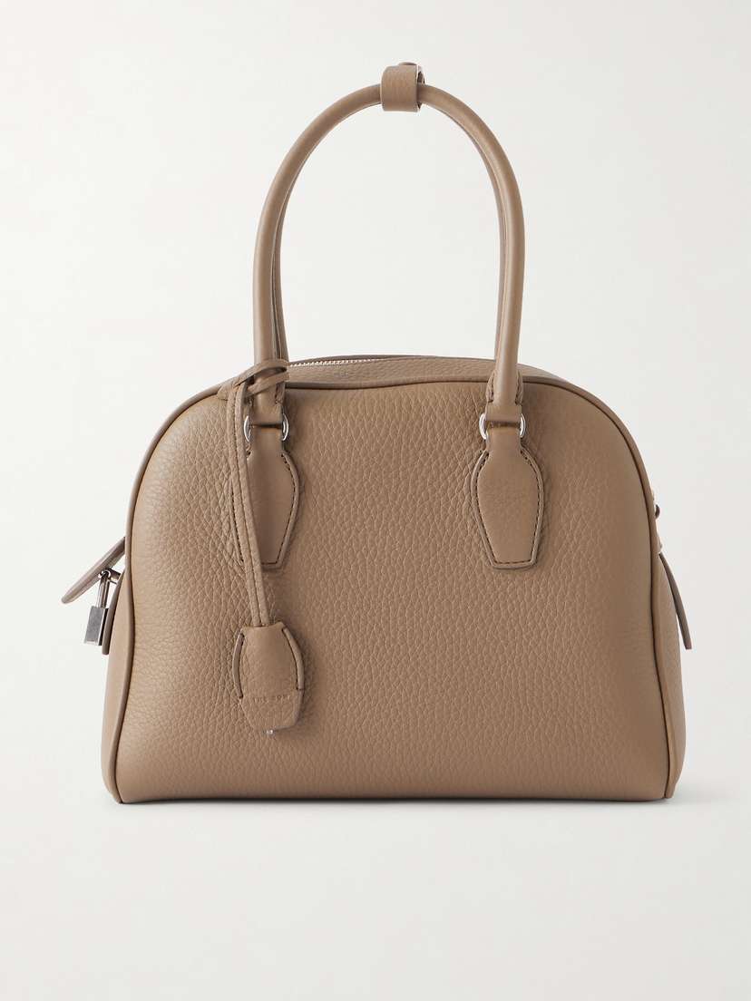 The Row India Textured-leather Tote