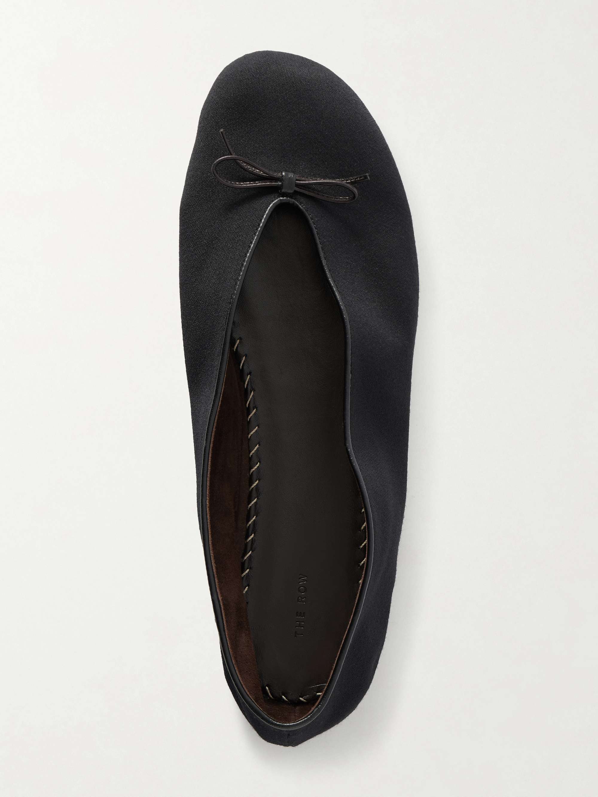 THE ROW Fay wool ballet flats | NET-A-PORTER