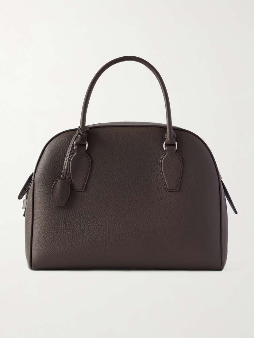 The Row India Textured-leather Tote