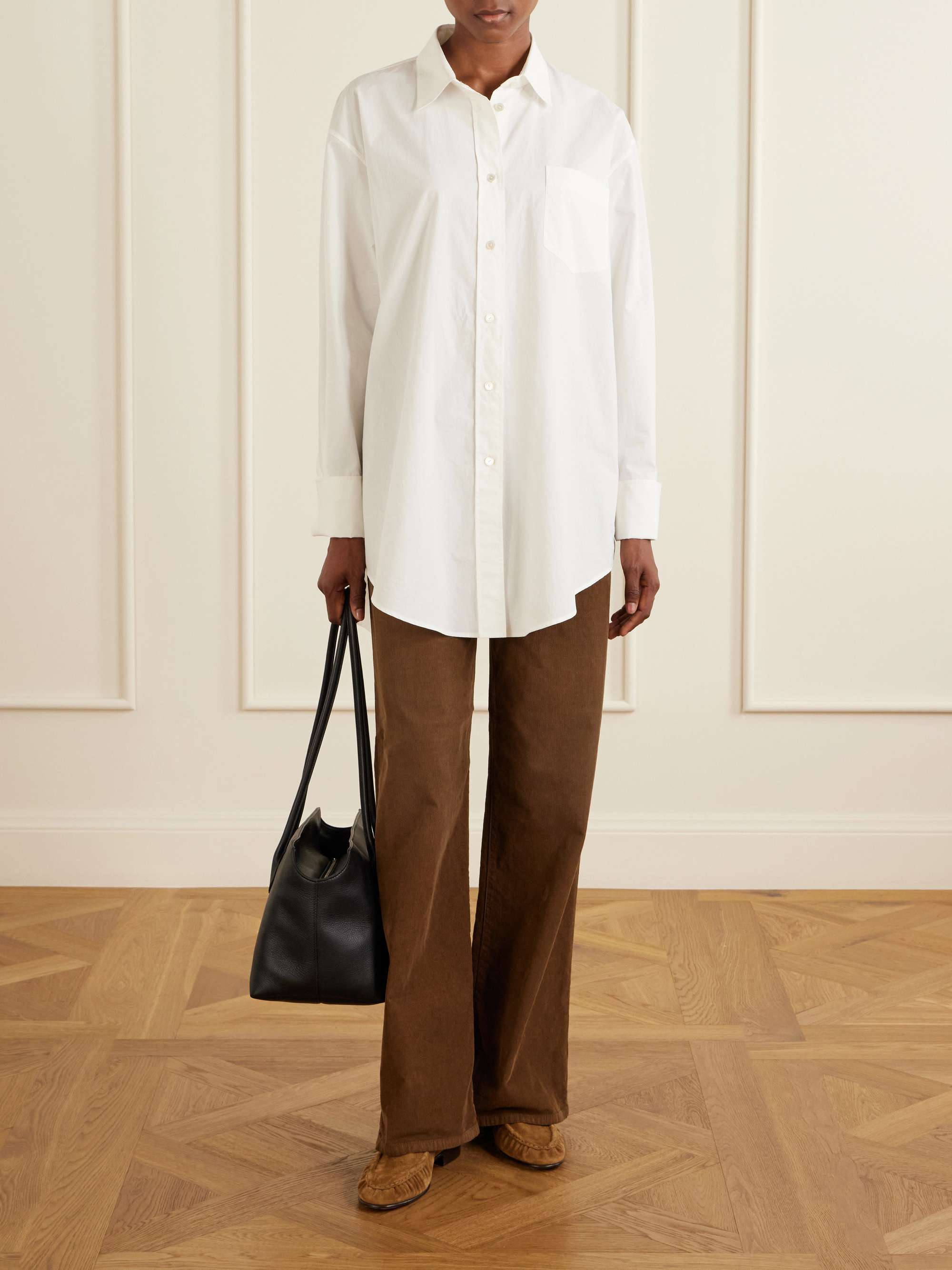 THE ROW Terrasse textured-leather shoulder bag