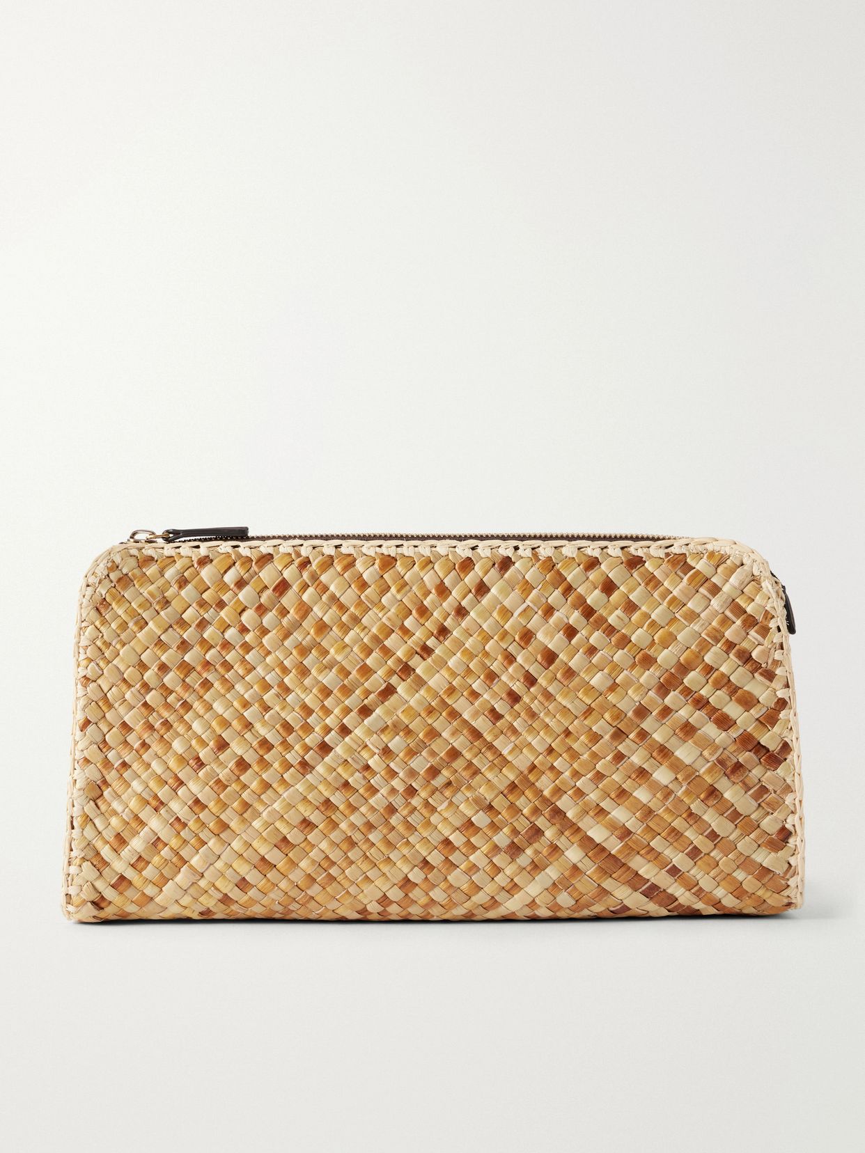 The Row Alla straw woven clutch