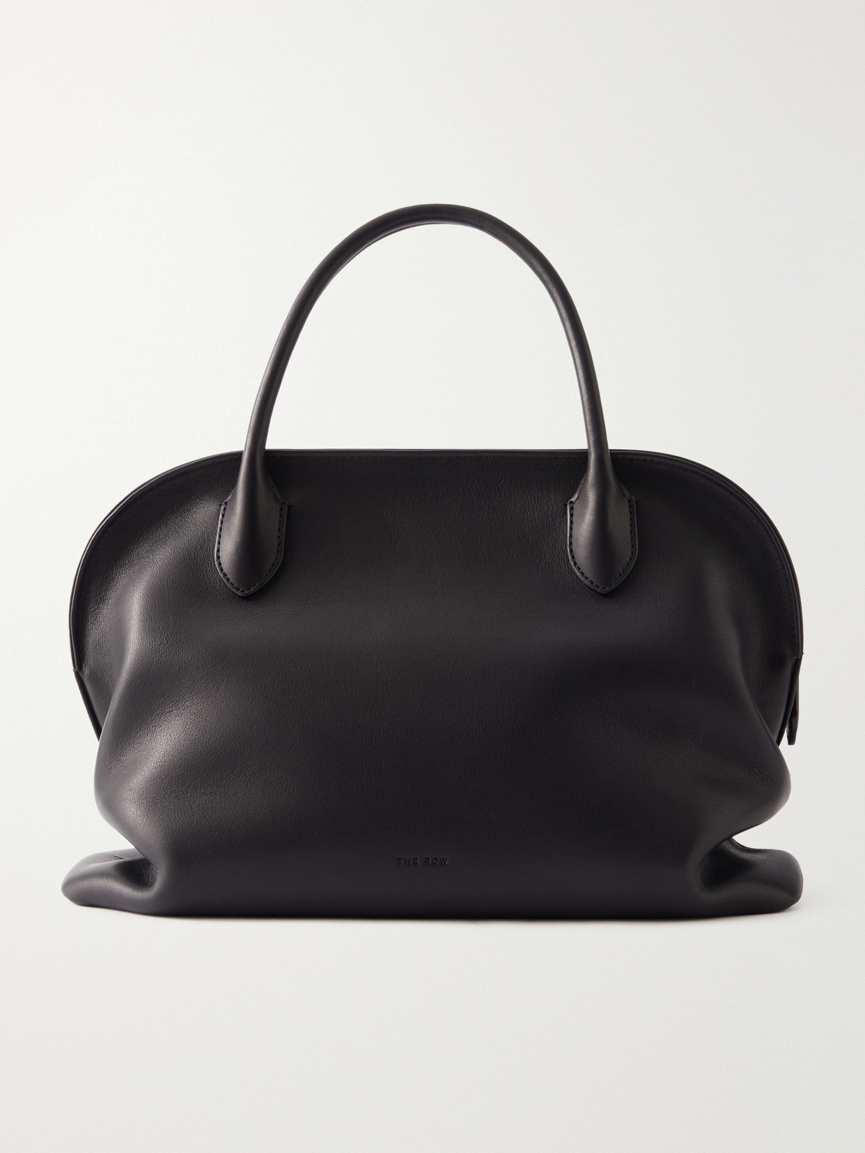 The Row - Agnes Leather Tote - Black